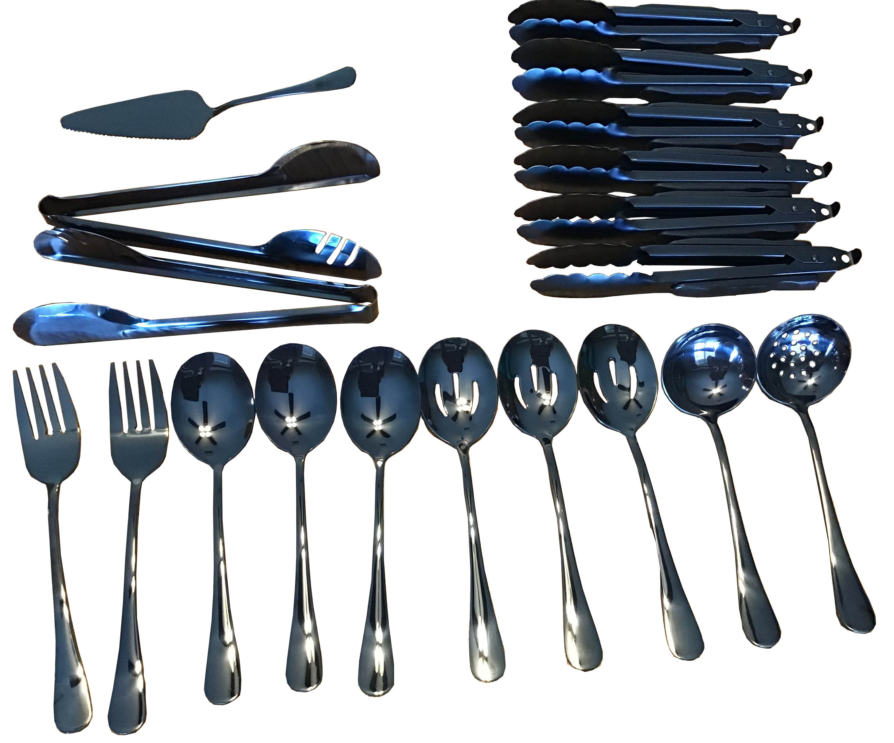 matched serving utensils set
