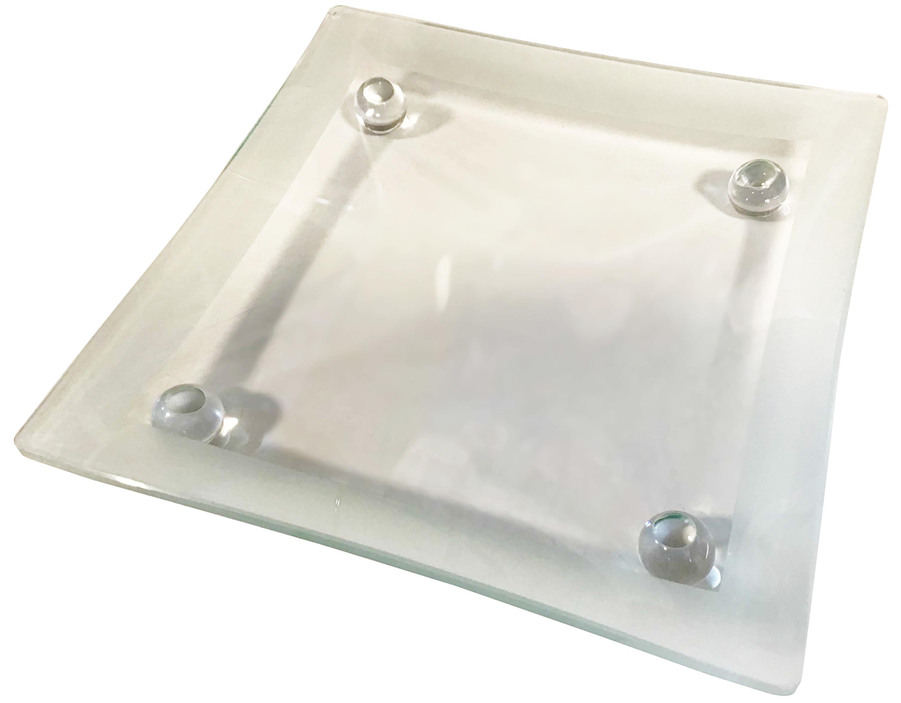 glass serving platter / glass tray
