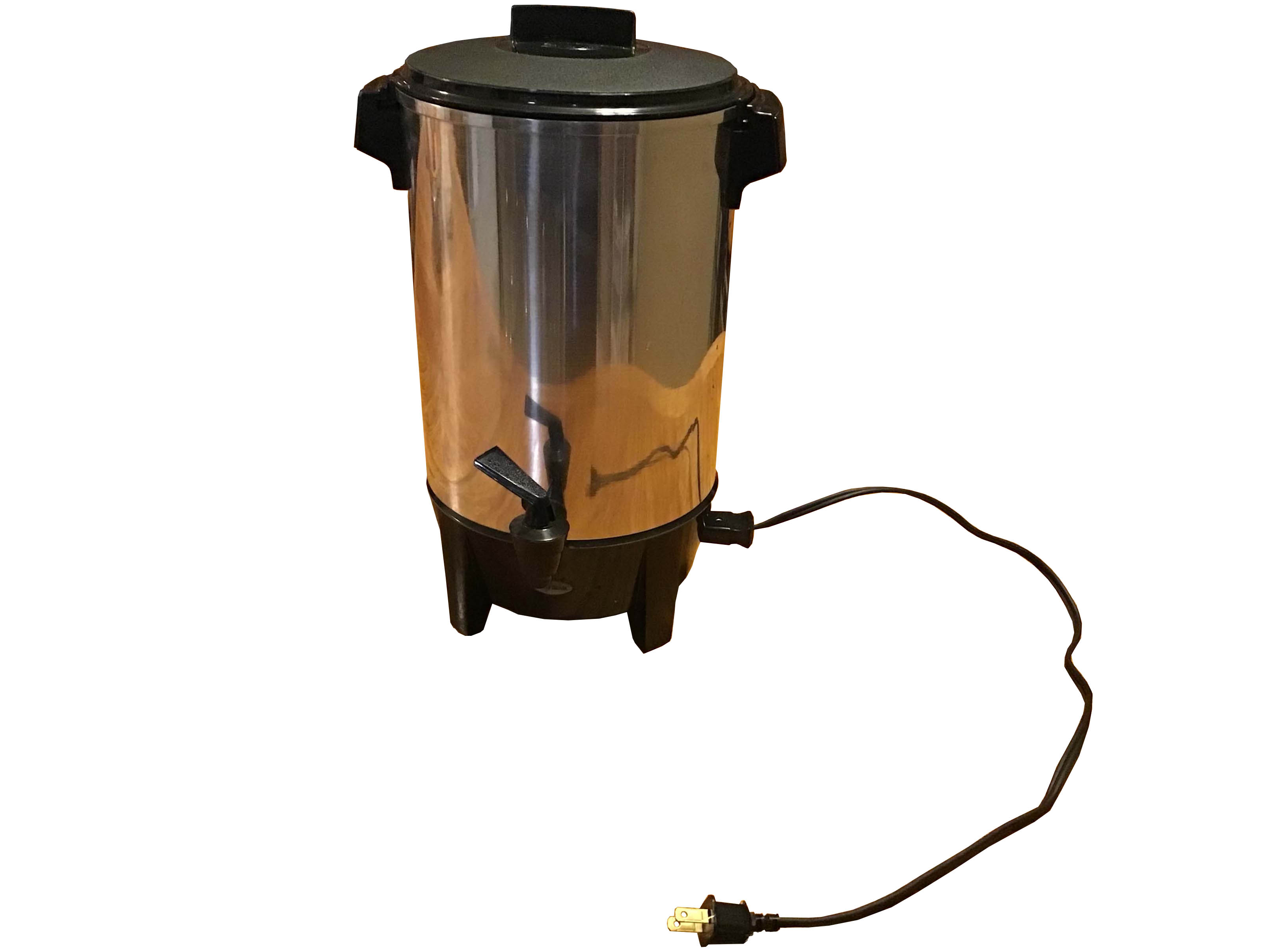 30-cup steel percolating coffee urn / coffee maker