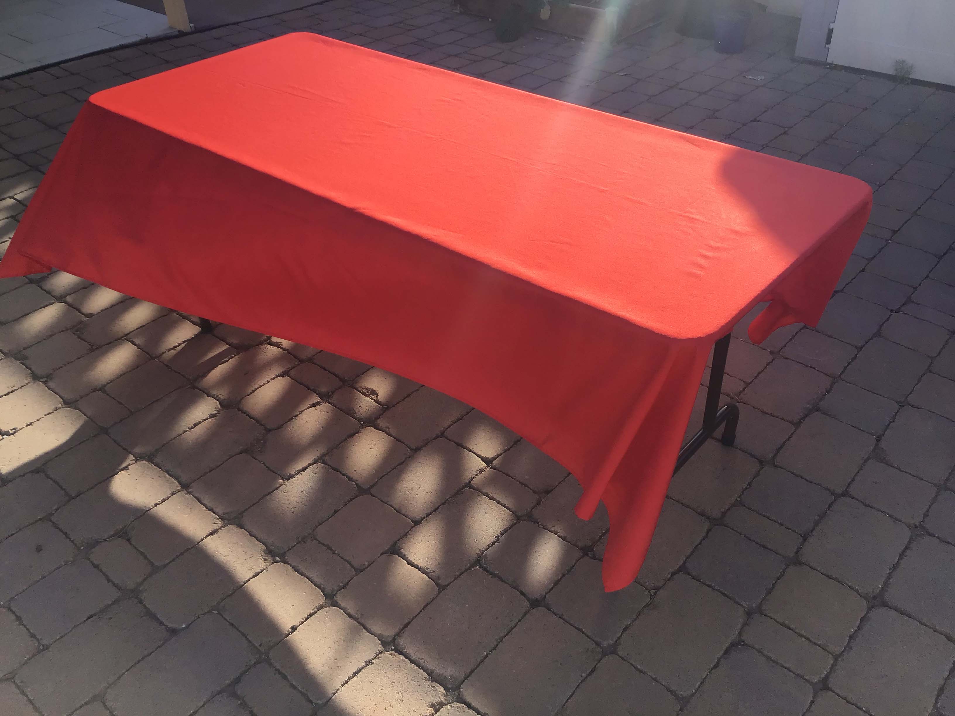 rectangle tablecloths (red) - 60 x 102