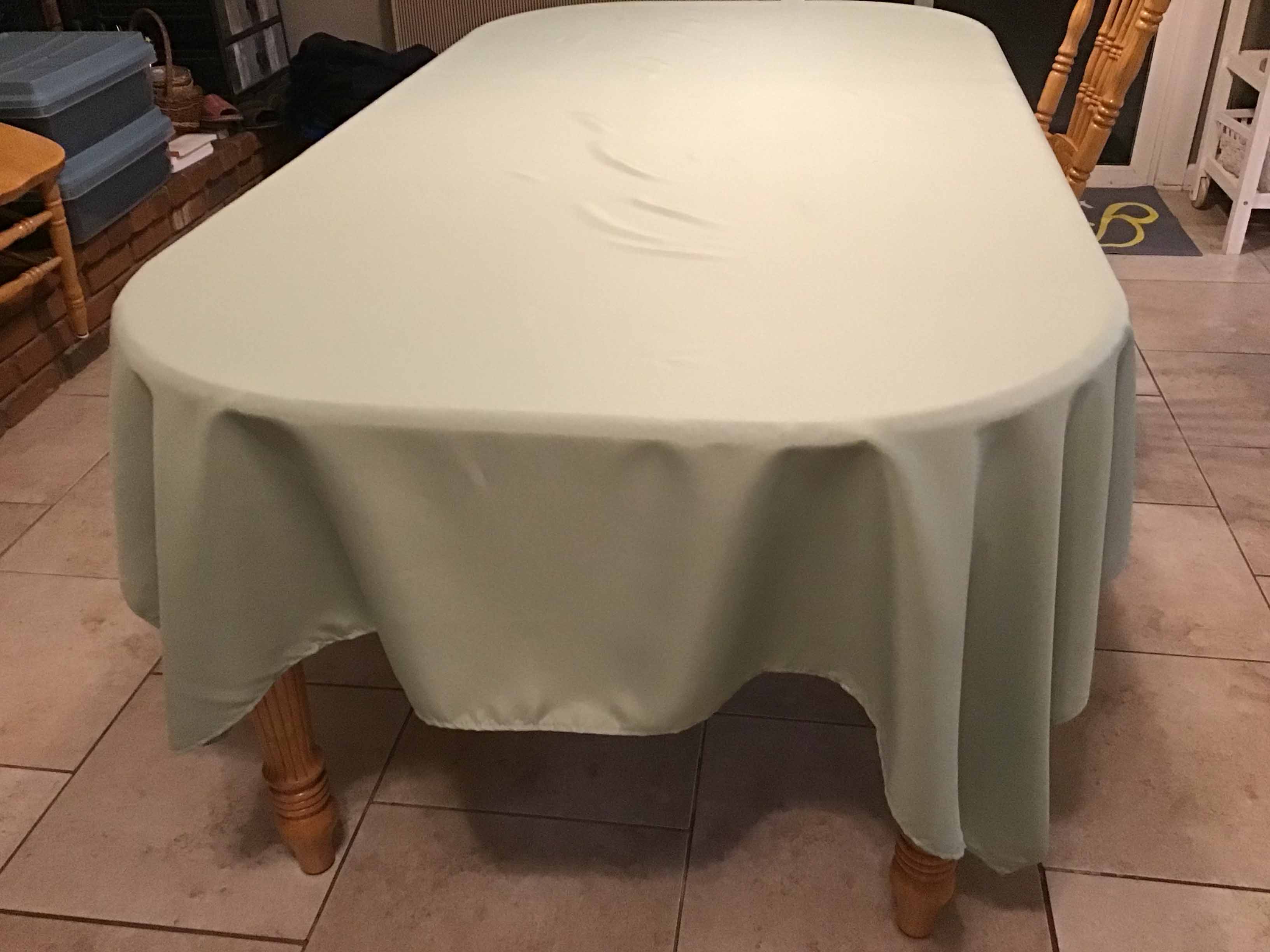 rectangle tablecloths (sage green) - 60 x 102