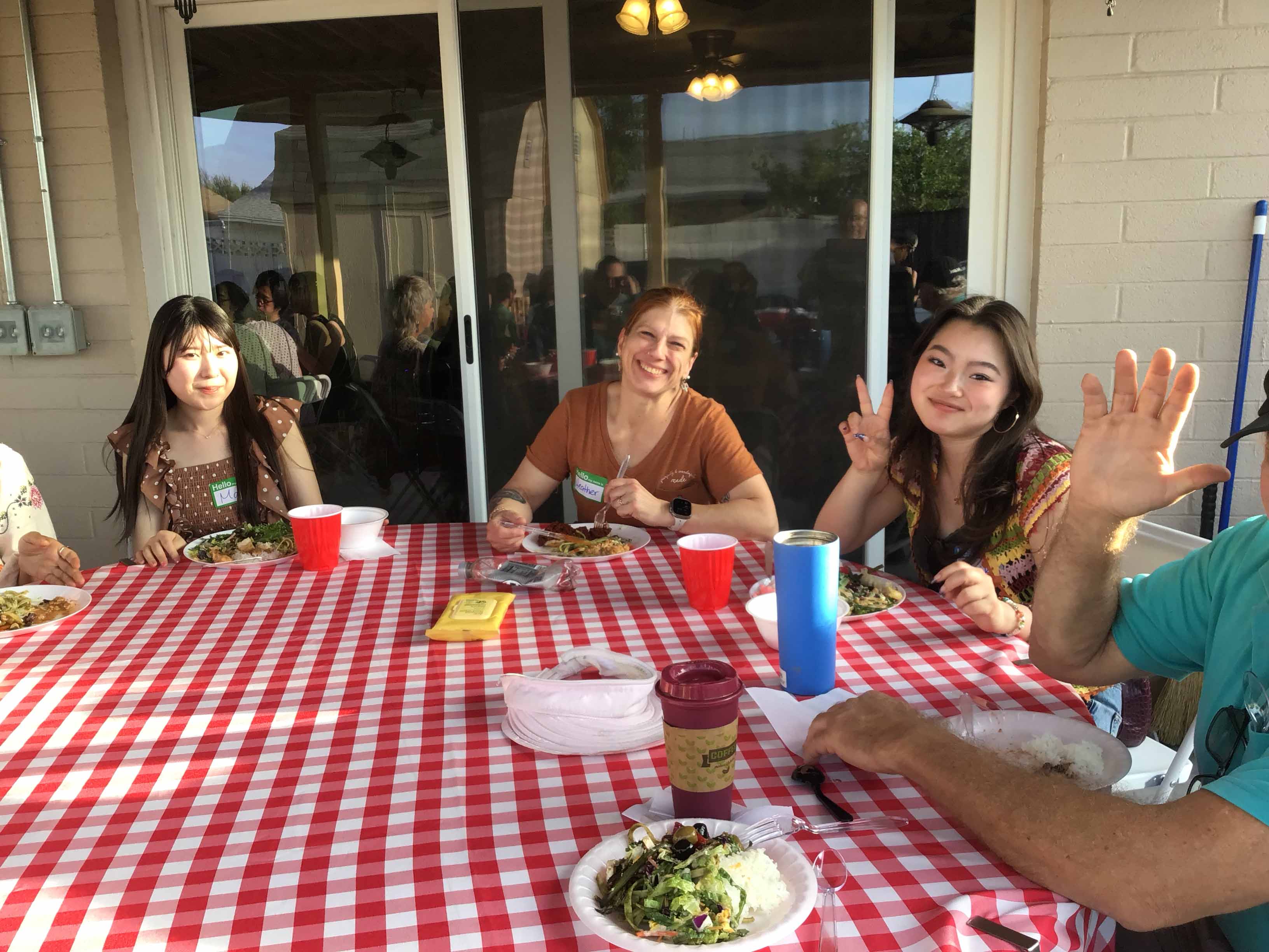 round tablecloths (white/red buffalo plaid checkered gingham) - 108