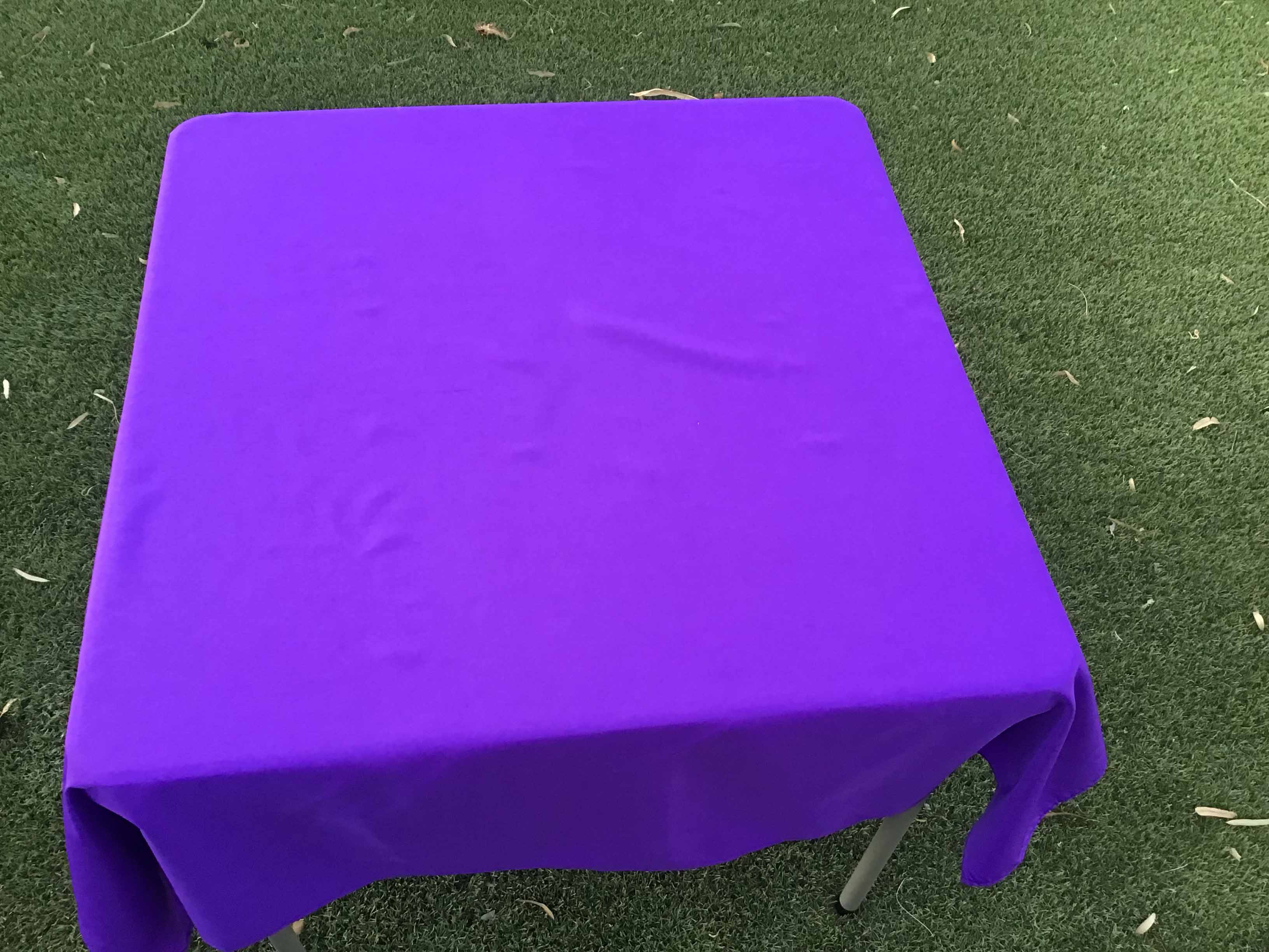square tablecloths (purple) - 54