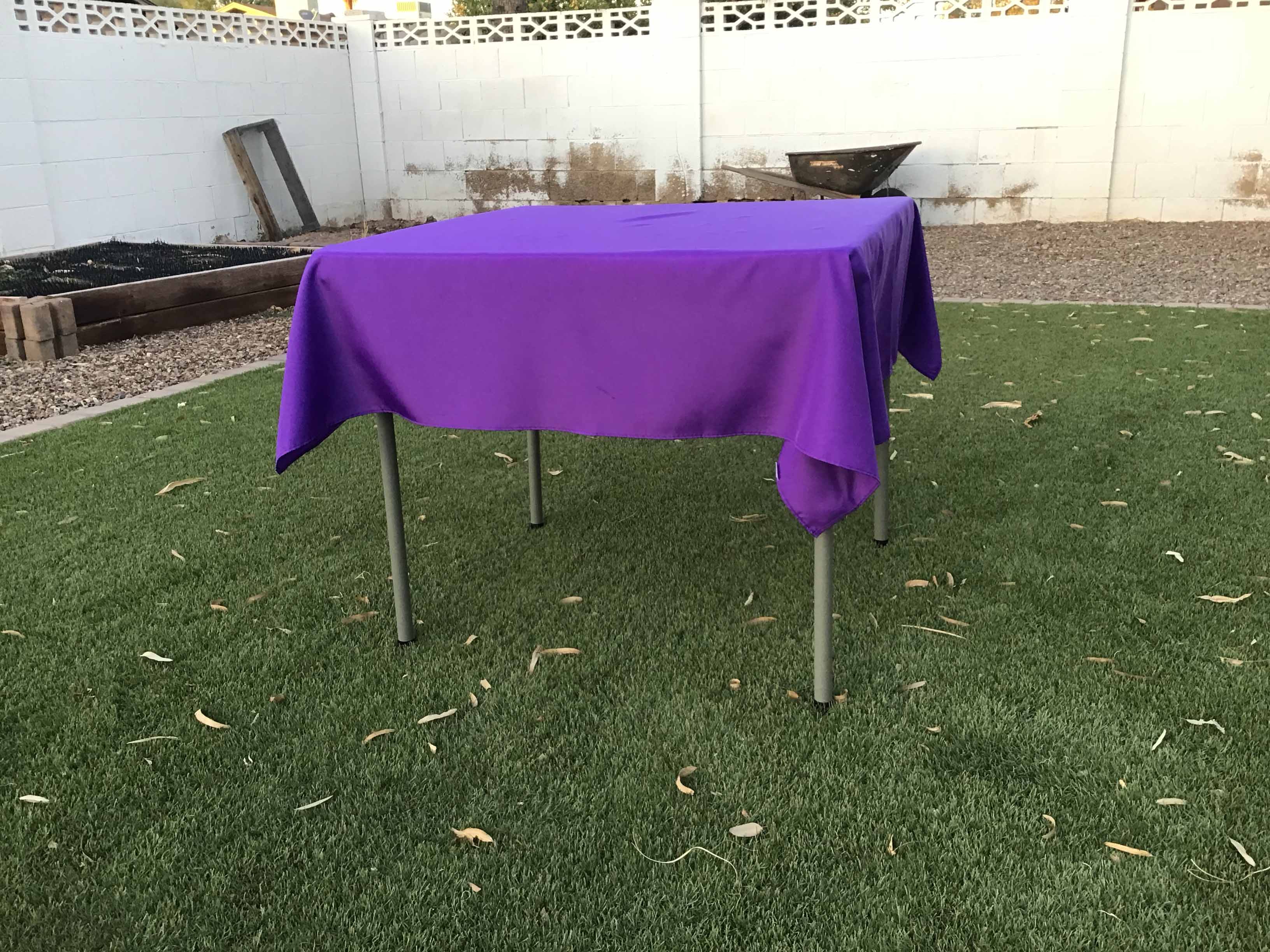 square tablecloths (purple) - 54