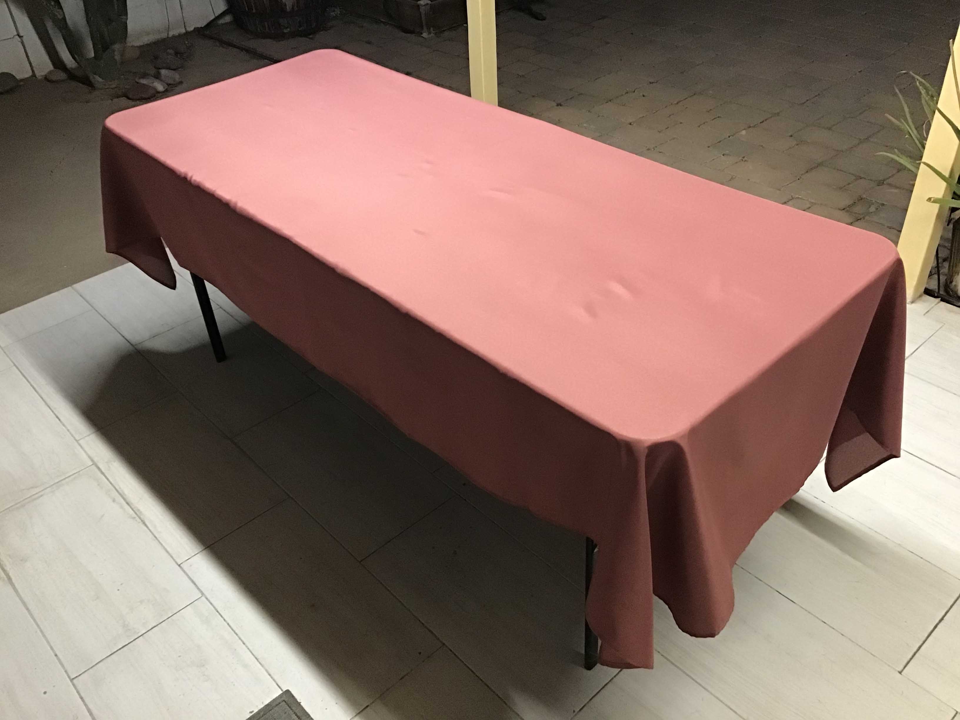 rectangle tablecloths (cinnamon brown) - 60 x 102