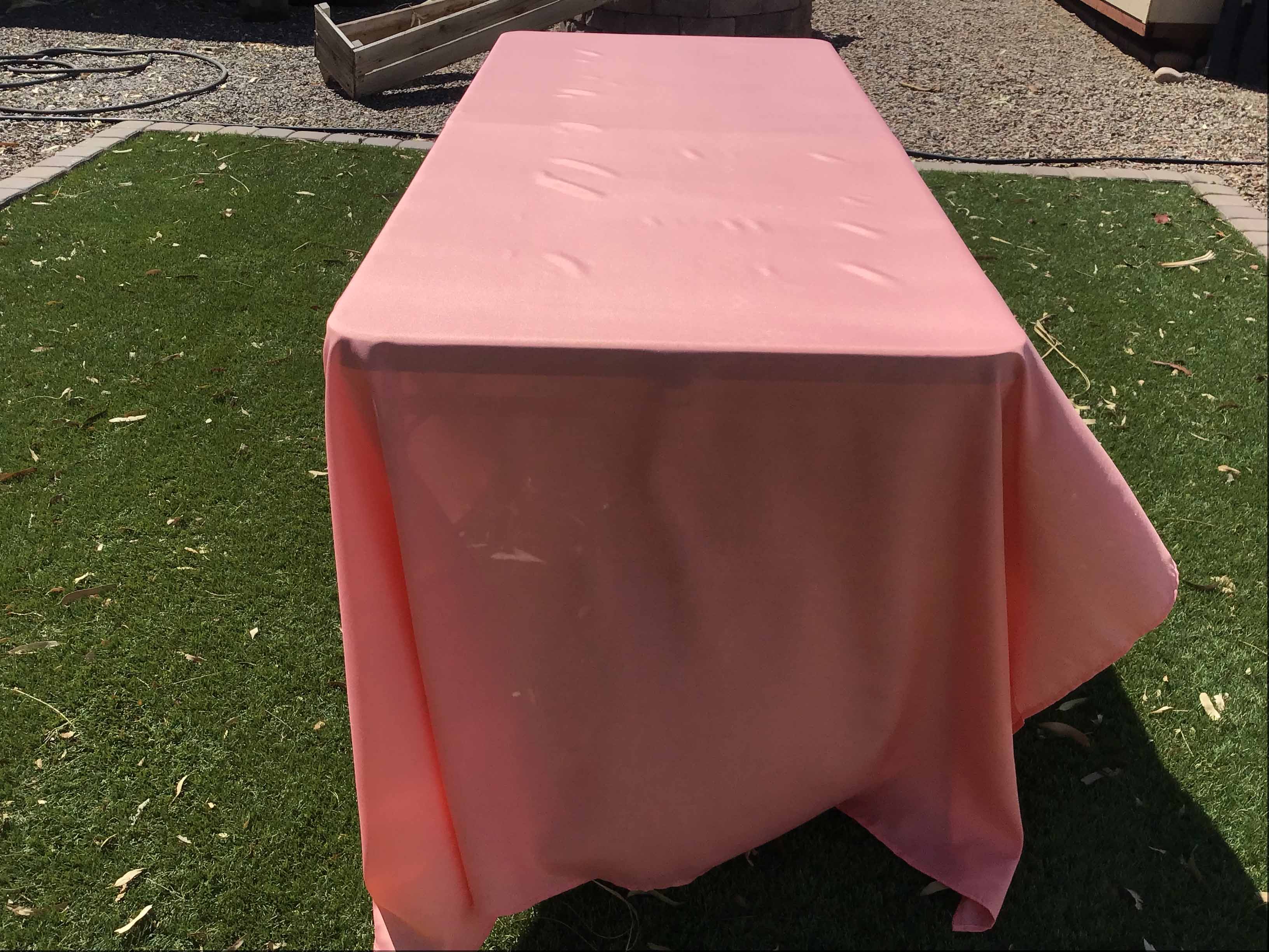rectangle tablecloths (coral) - 60 x 126