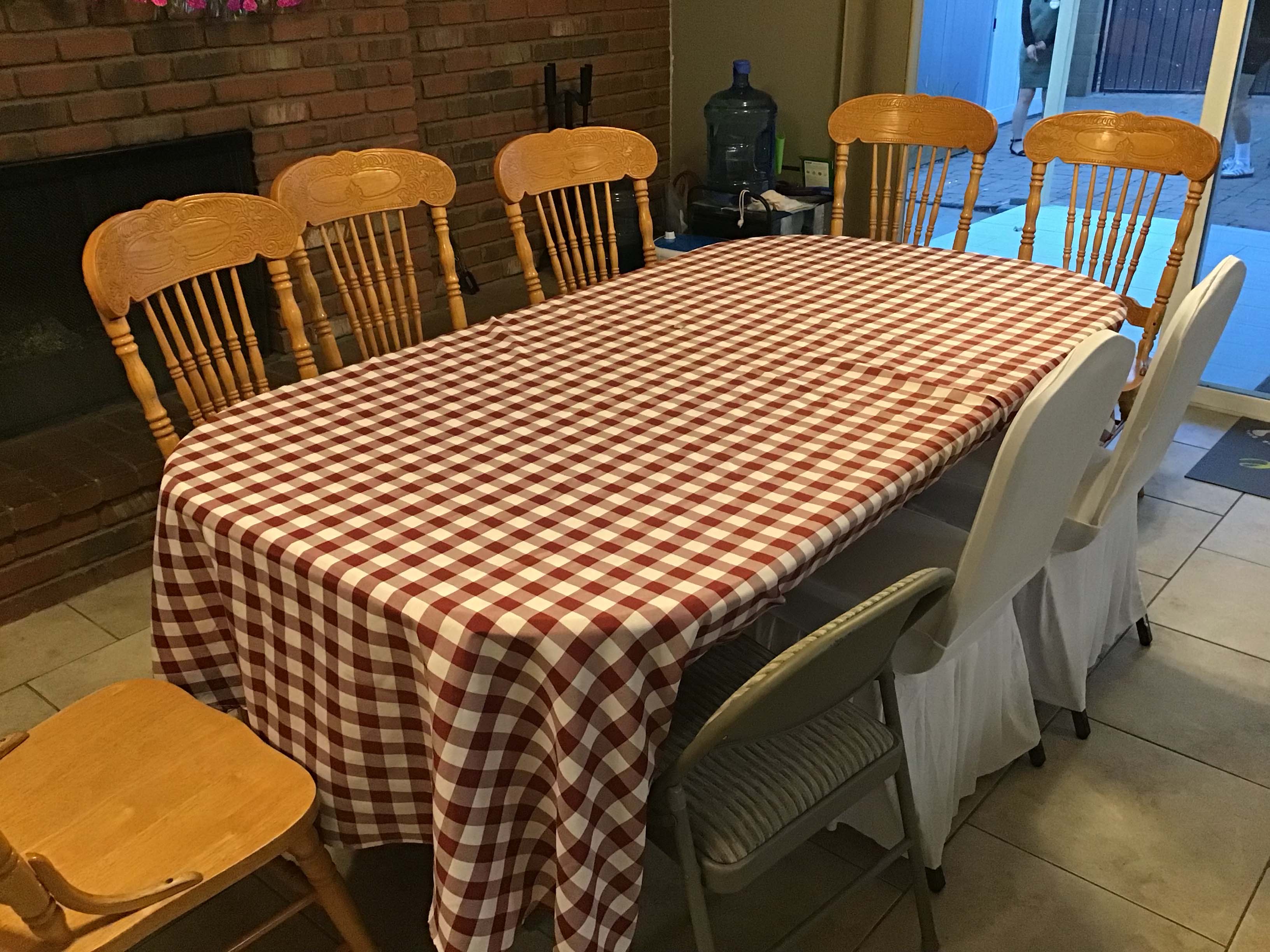 banquet chairs (premium crown back w/padded seats/backs, charcoal gray fabric)