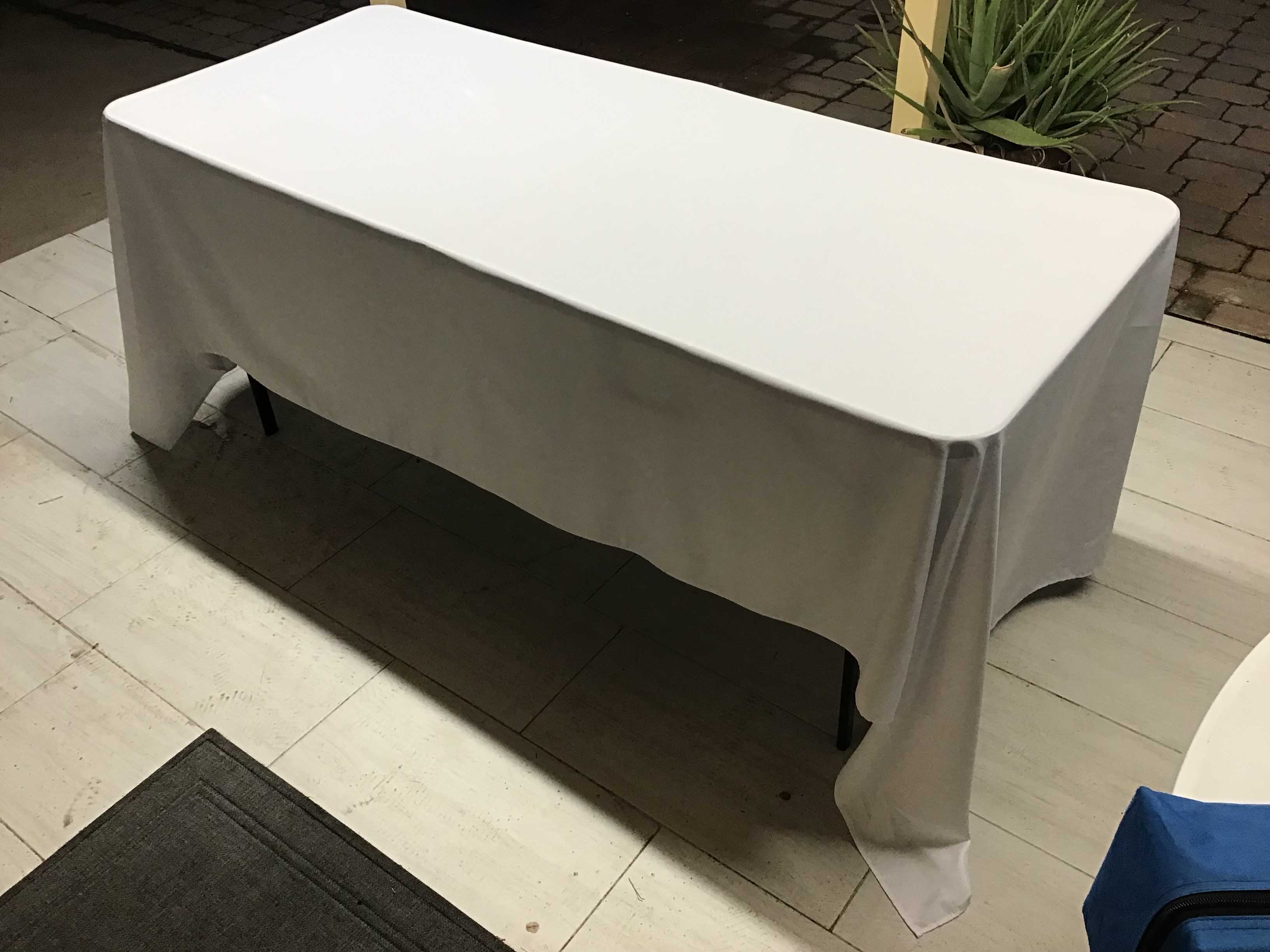 rectangle tablecloths (white) - 60 x 126