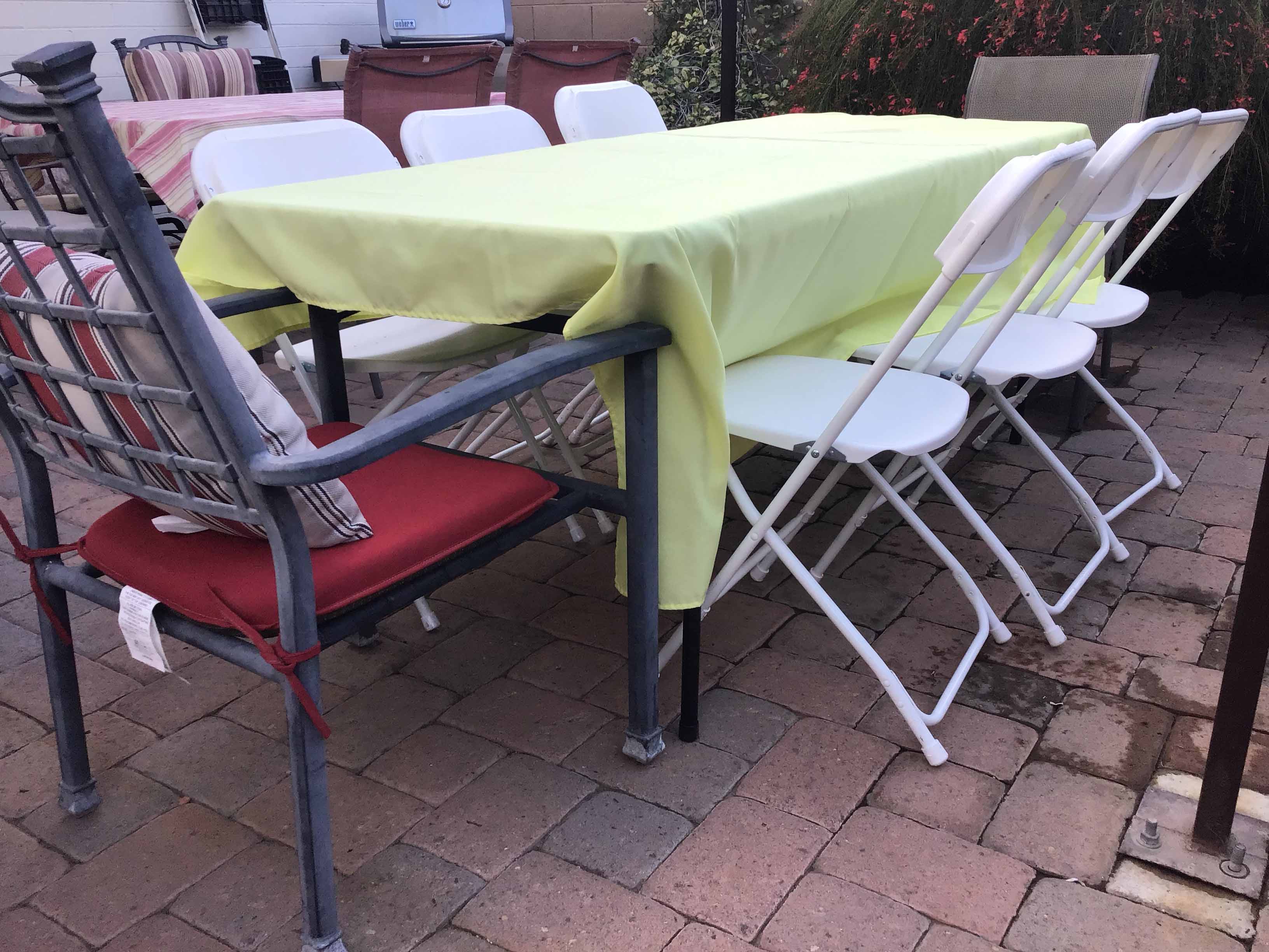 rectangle tablecloths (yellow) - 60 x 102