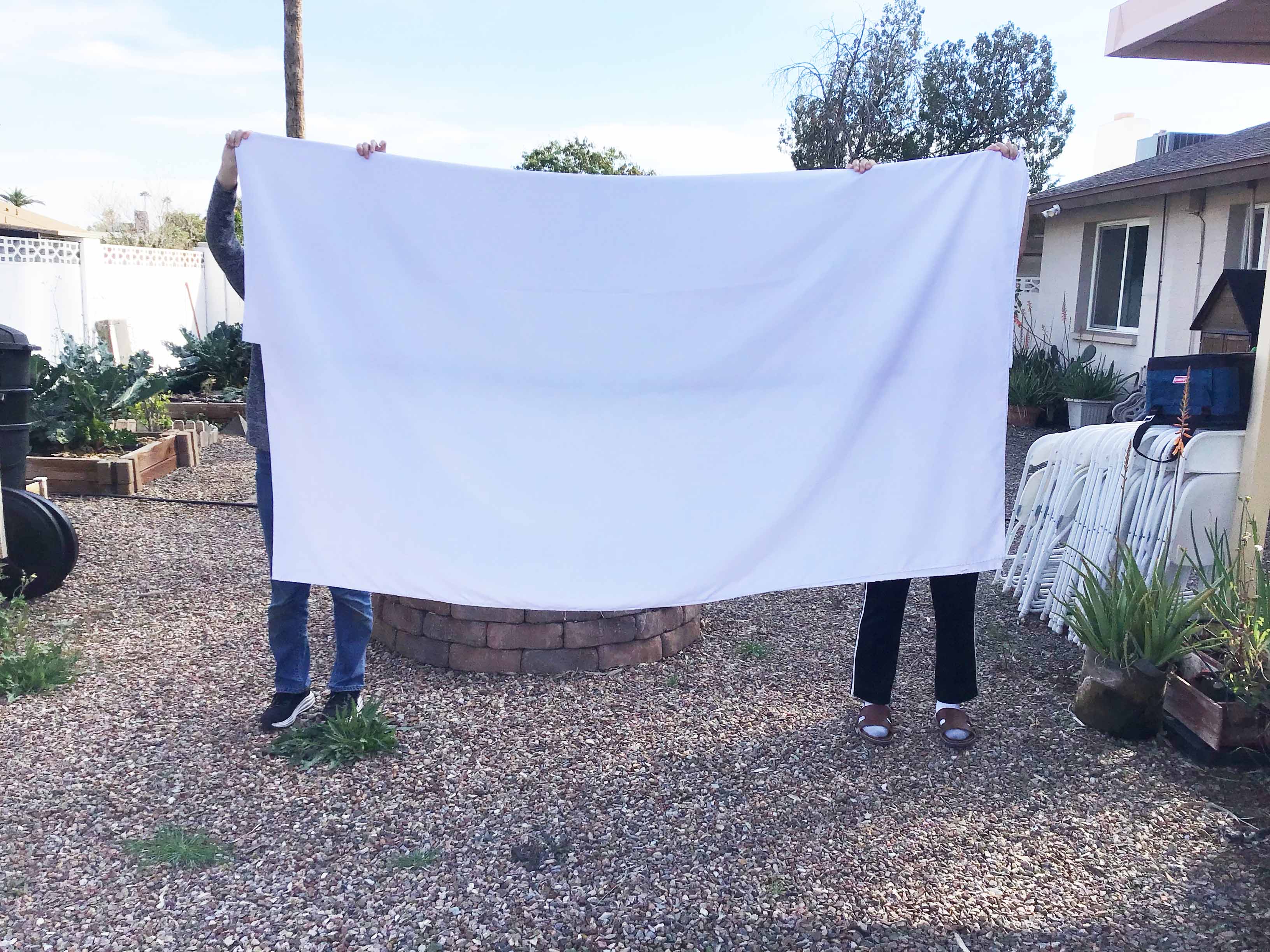 rectangle tablecloths (white) - 90 x 156