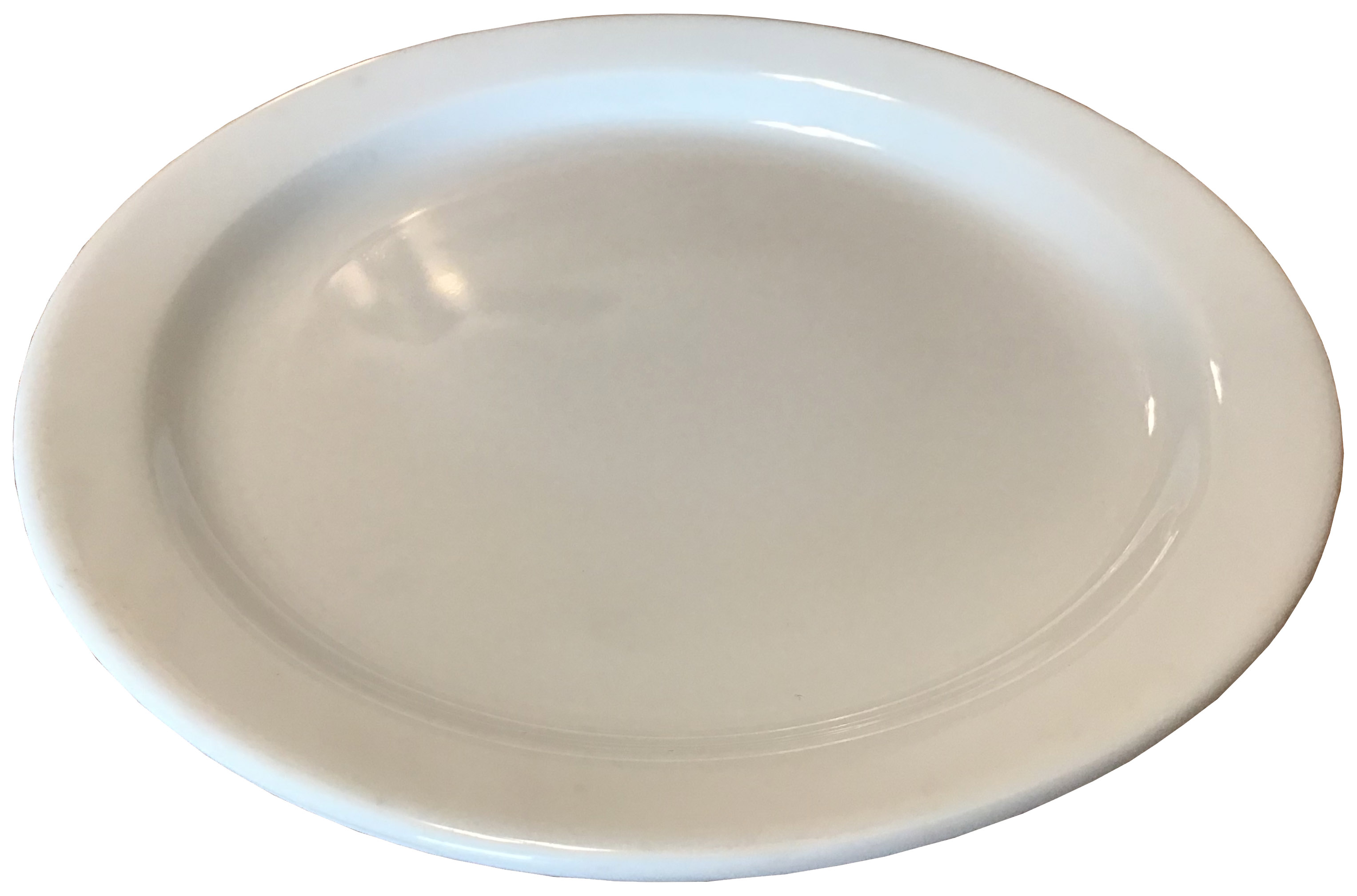 dessert plates - porcelain (Oneida Buffalo bright white) - 5 1/2