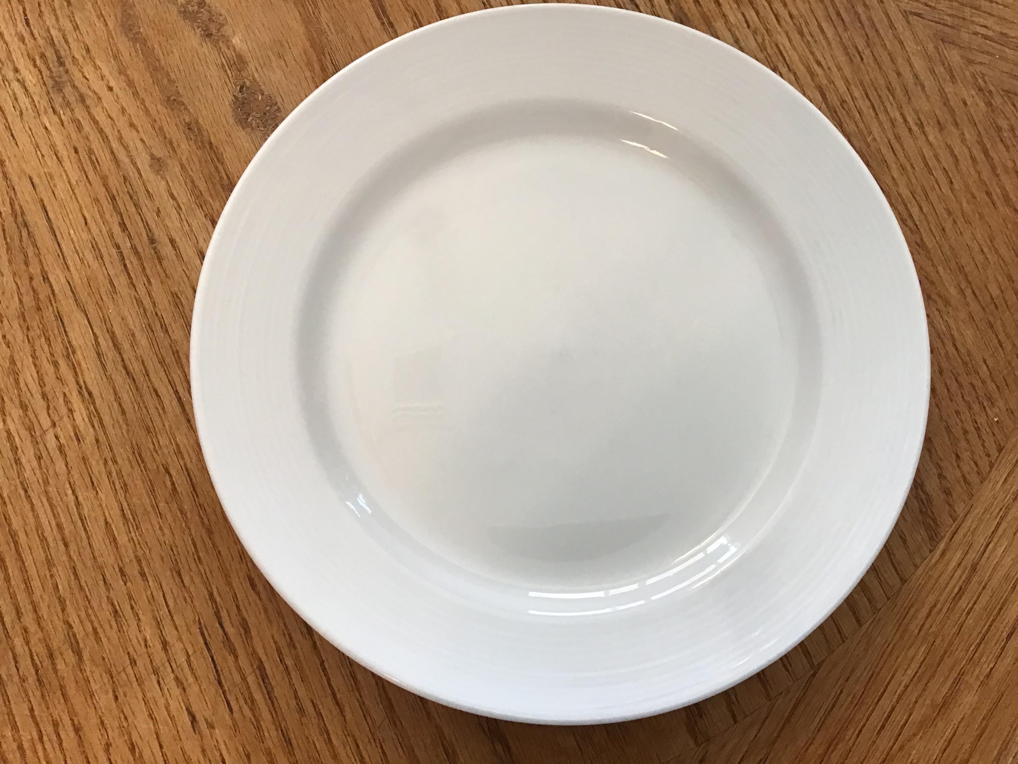 salad plates - ceramic (white, Gibson) - 9