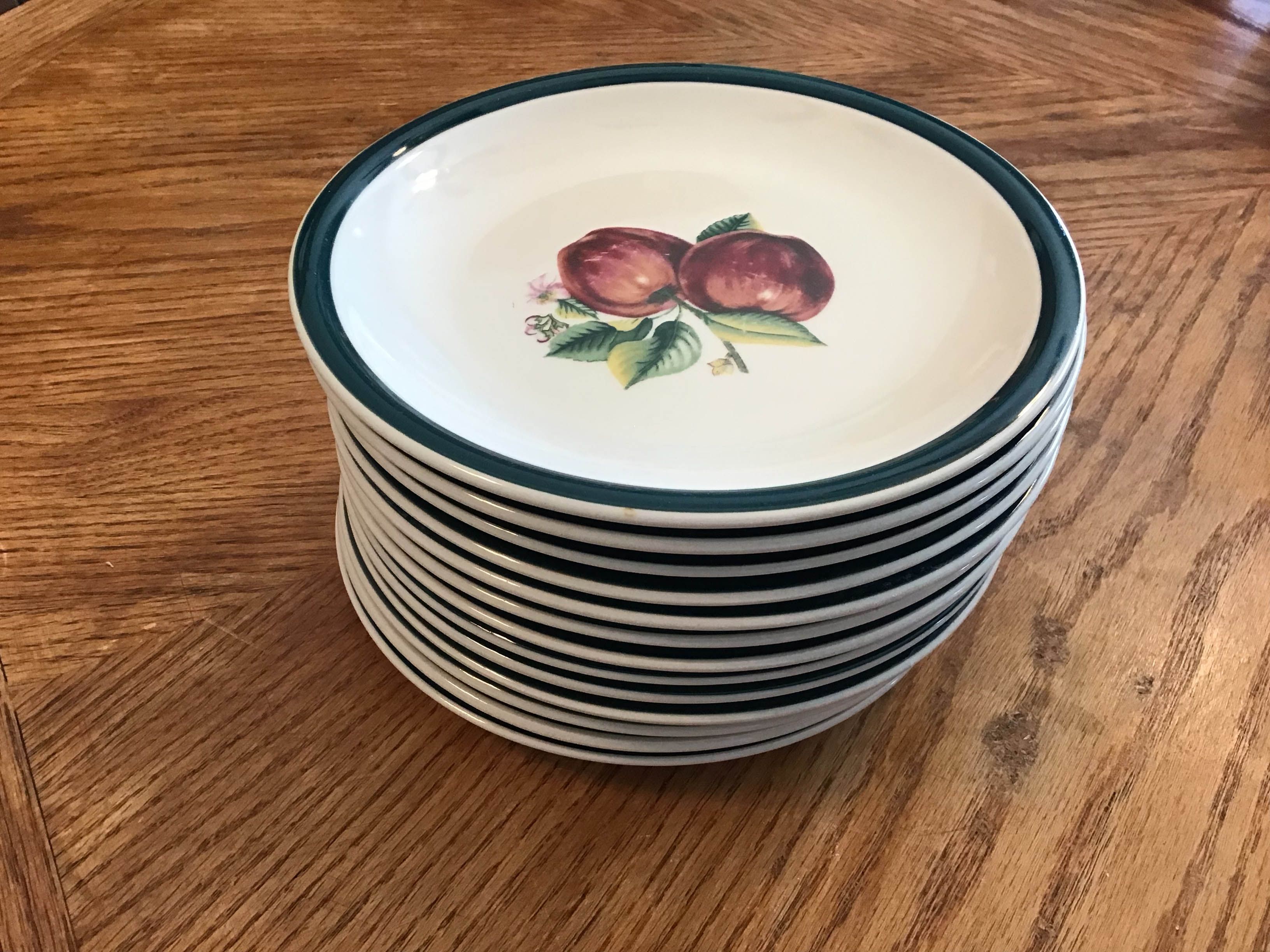 salad plates - ceramic (Apple Casuals collection) - 7 3/4