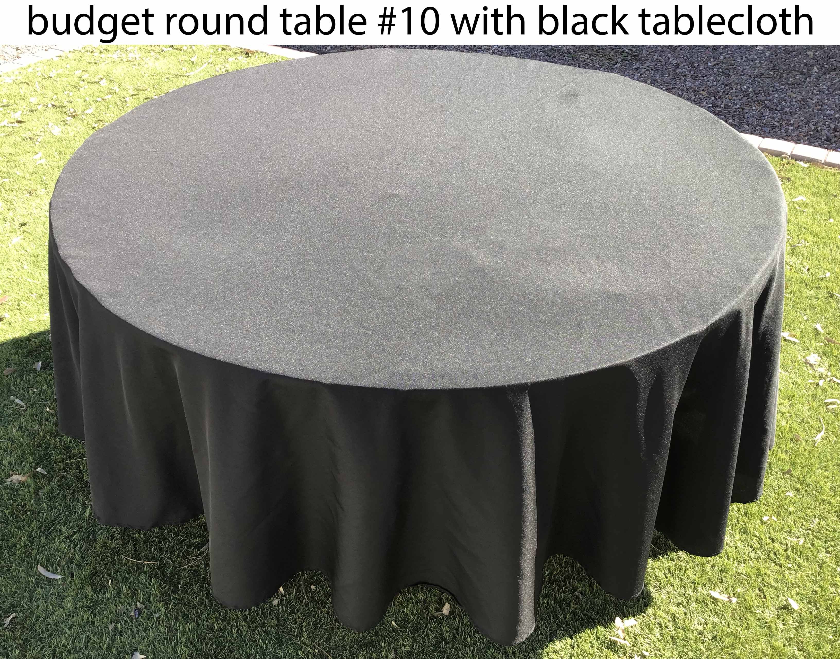 5 foot round tables (budget)