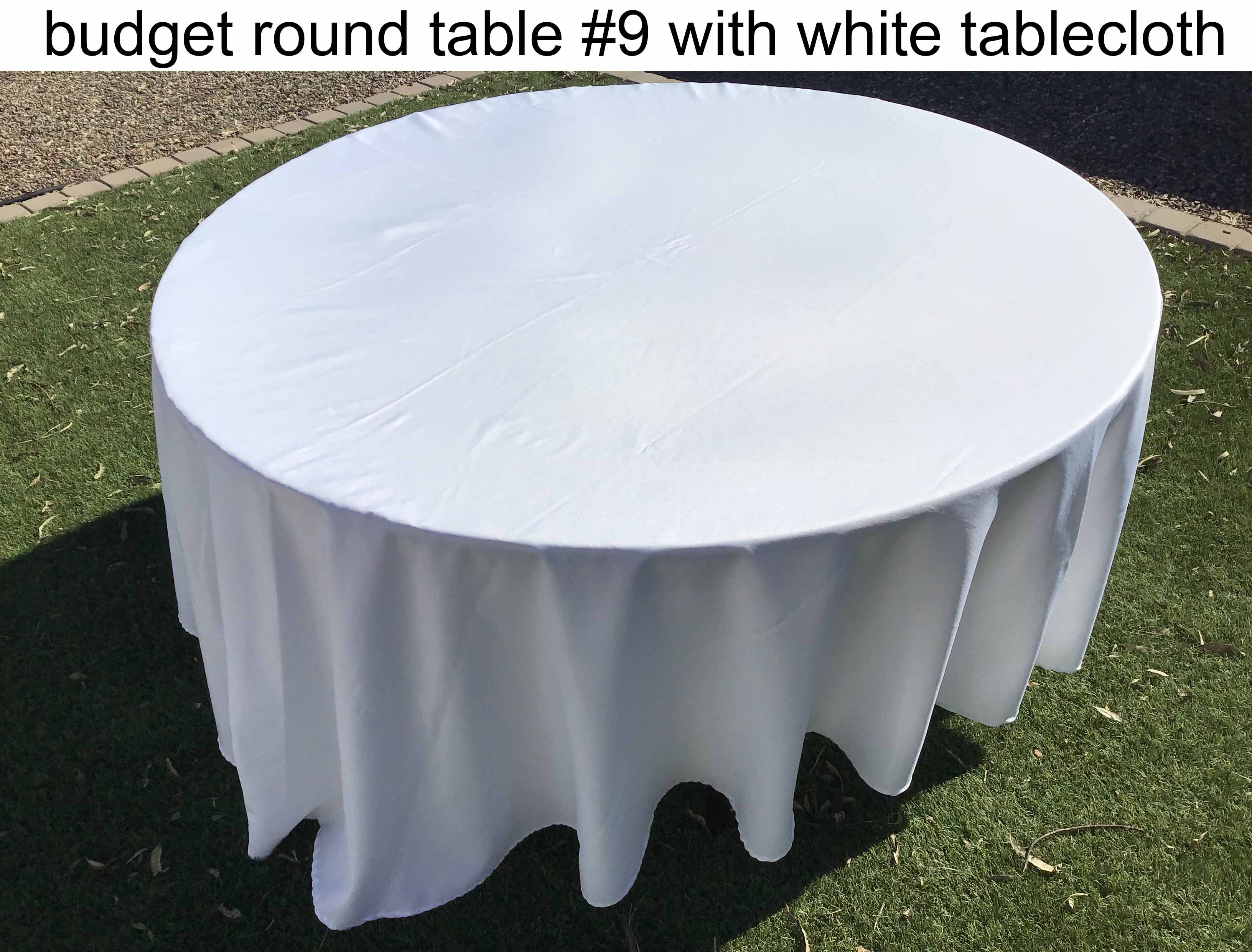 5 foot round tables (budget)