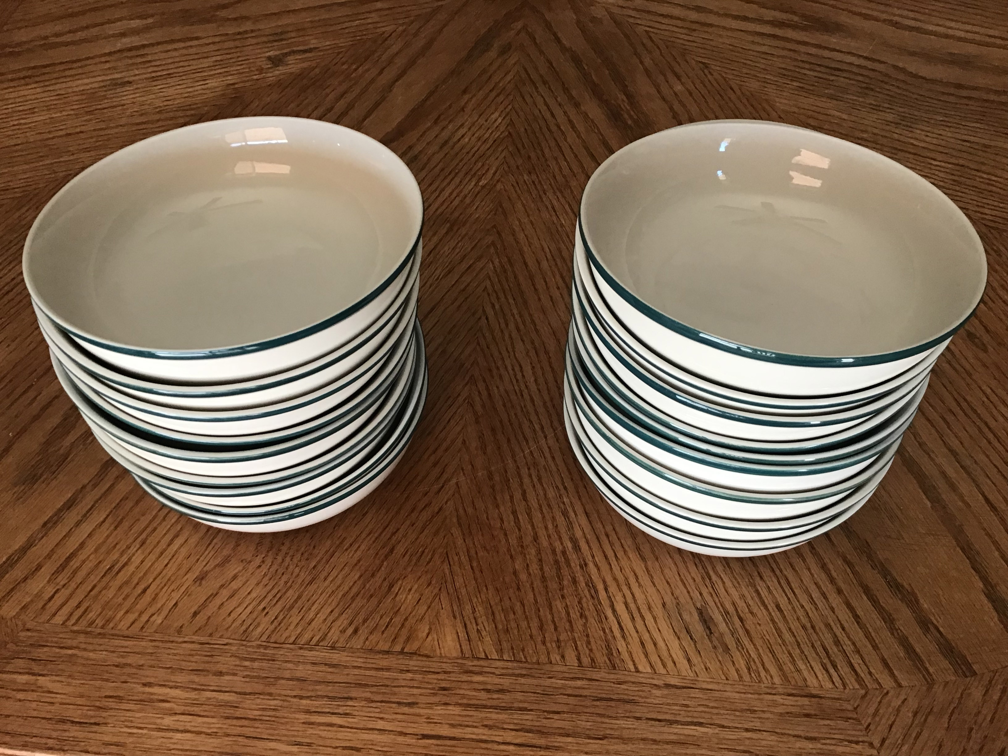 ceramic bowls (Apple Casuals collection) - 6 1/2