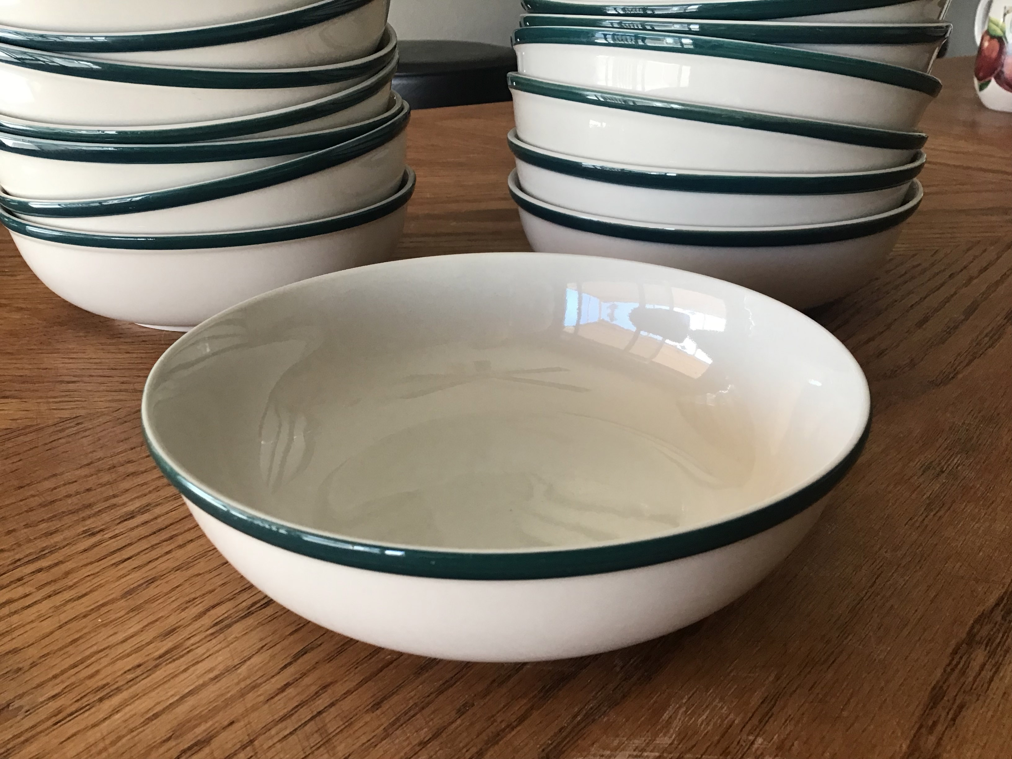 ceramic bowls (Apple Casuals collection) - 6 1/2