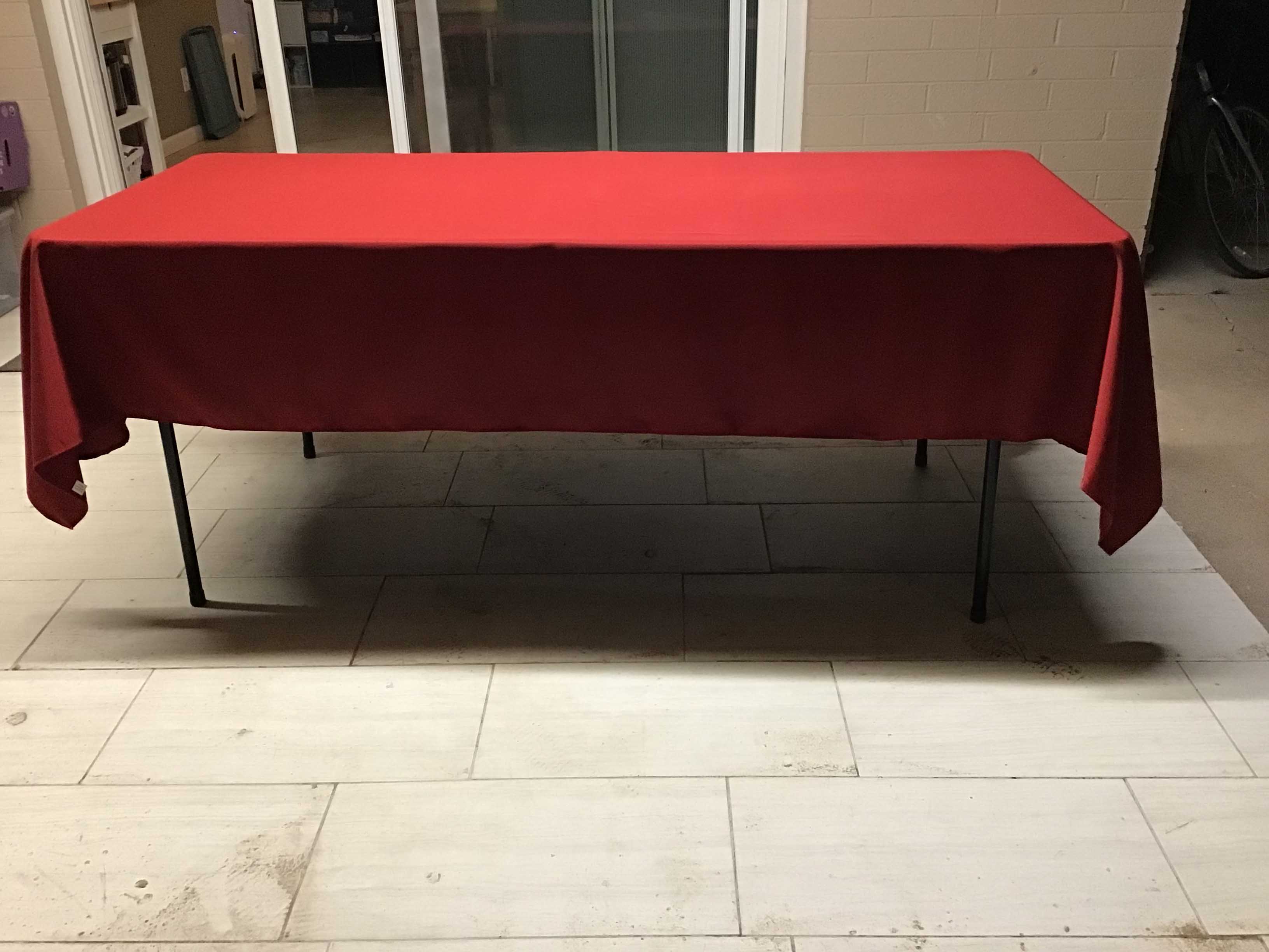 rectangle tablecloths (apple red) - 60 x 102