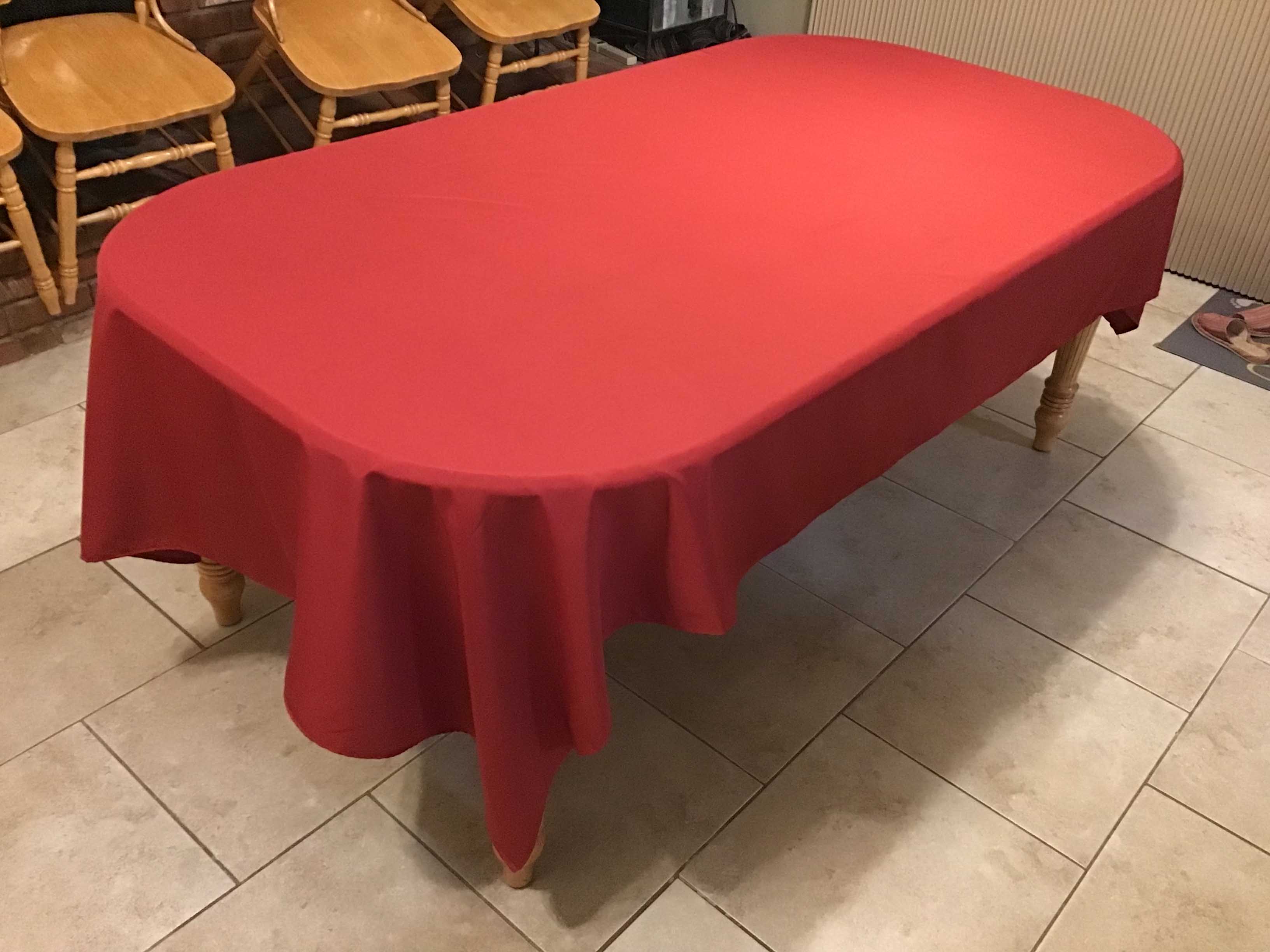 rectangle tablecloths (apple red) - 60 x 102