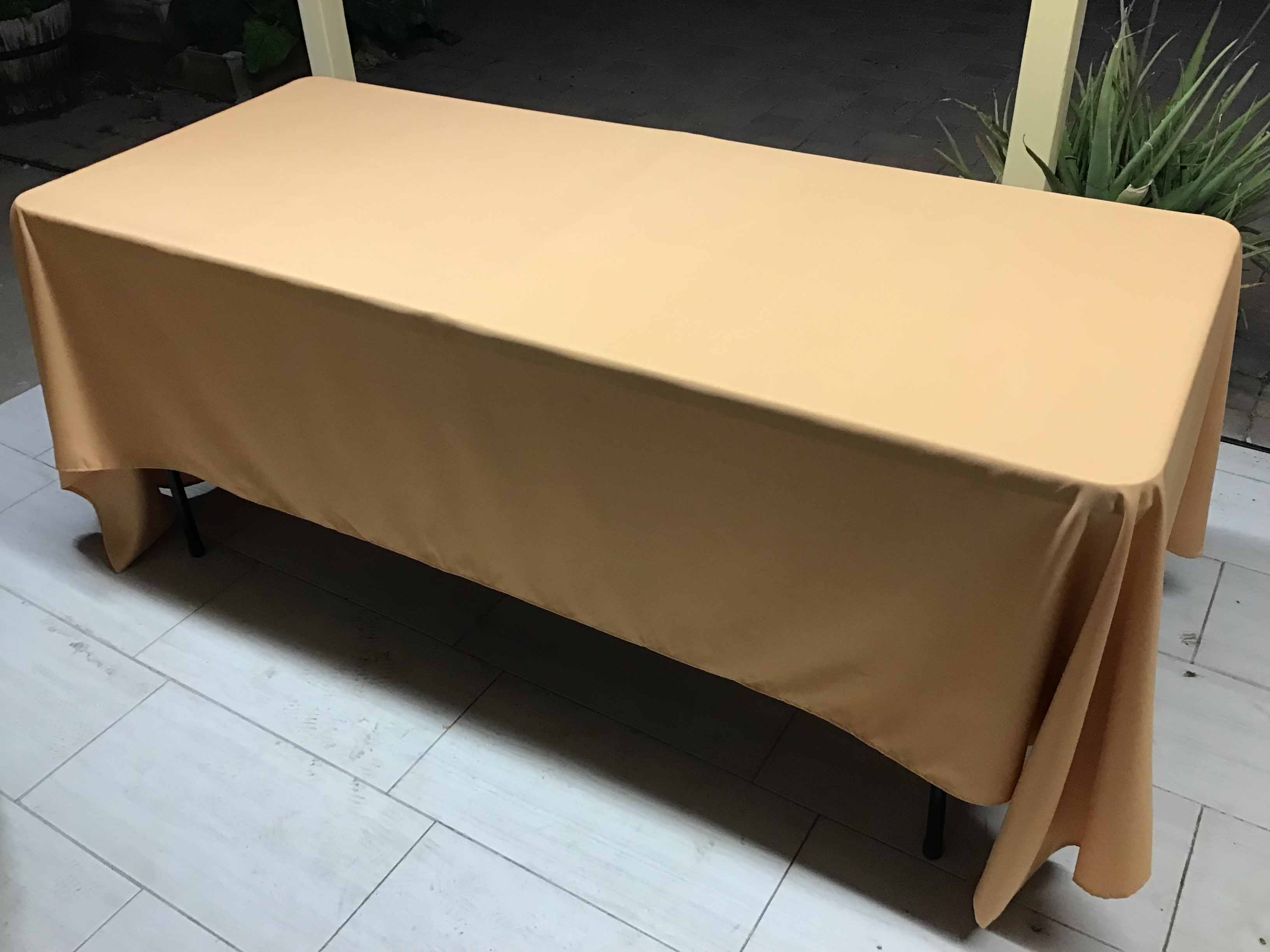 rectangle tablecloths (peach) - 60 x 120