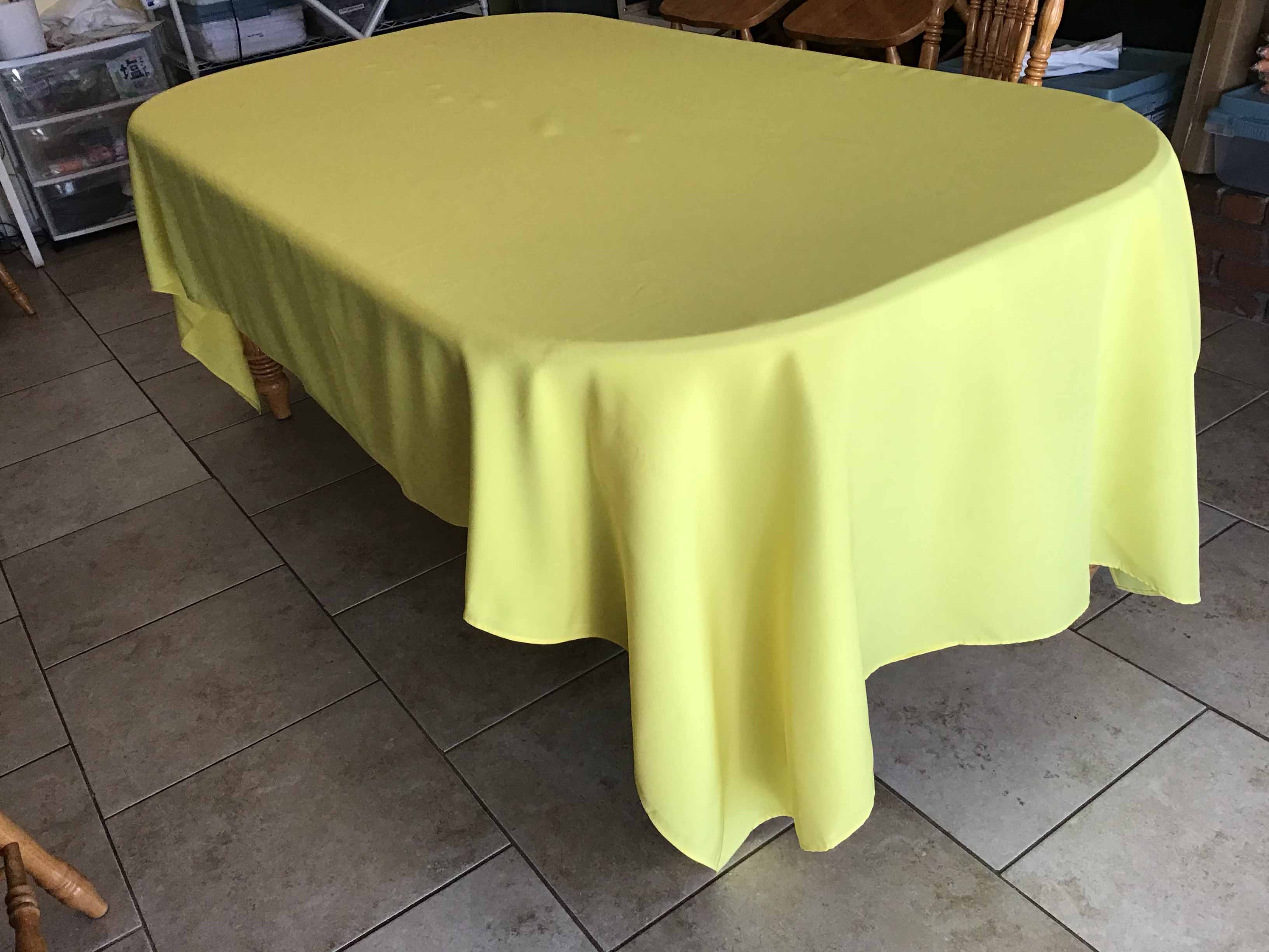 rectangle tablecloths (canary yellow) - 60 x 120