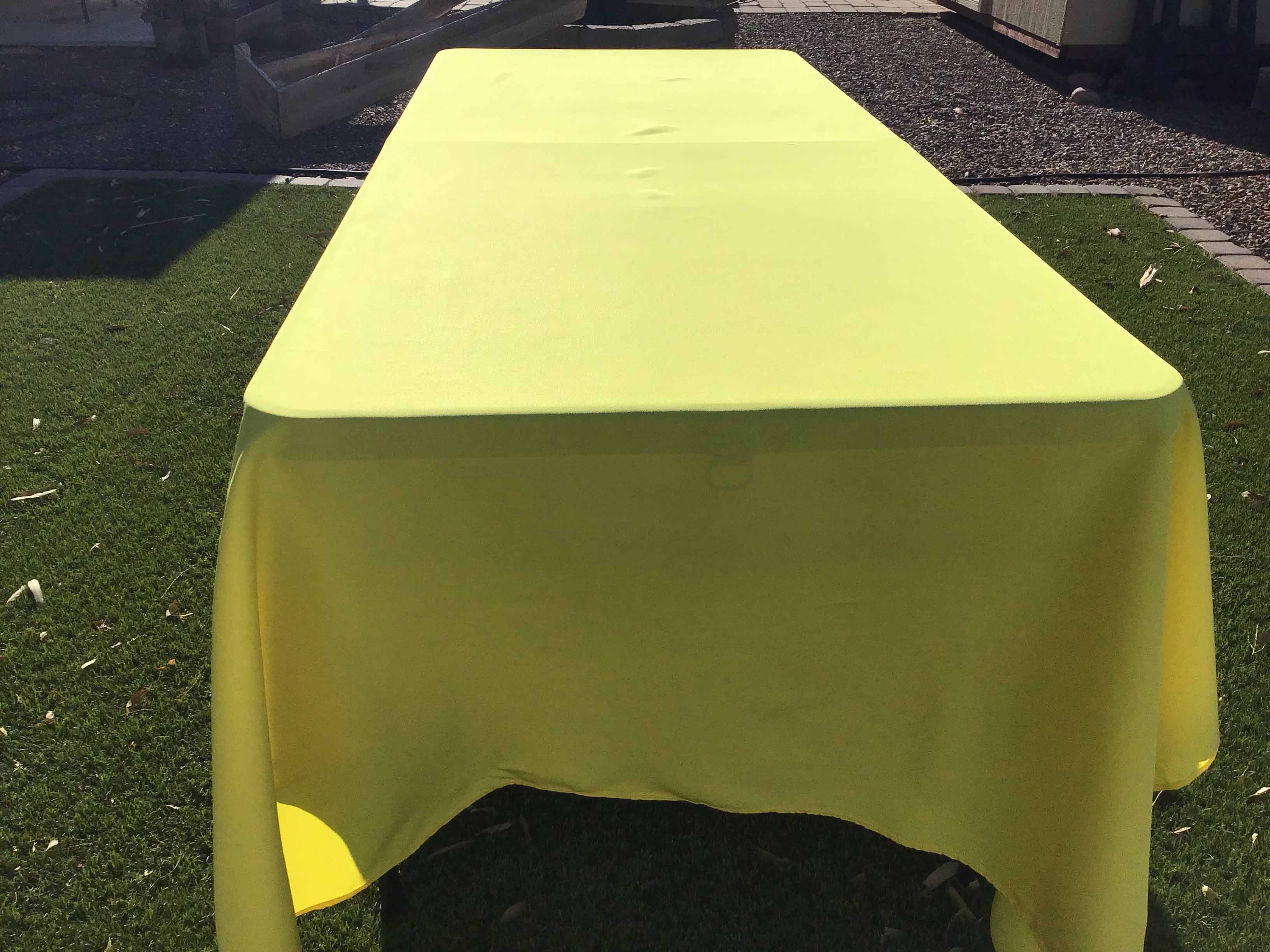 rectangle tablecloths (canary yellow) - 60 x 120