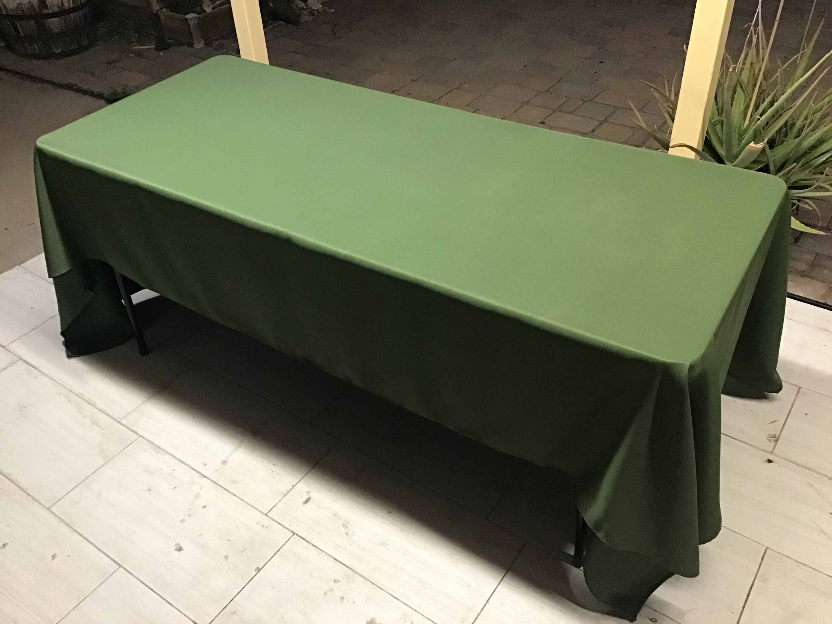 rectangle tablecloths (willow green) - 60 x 120