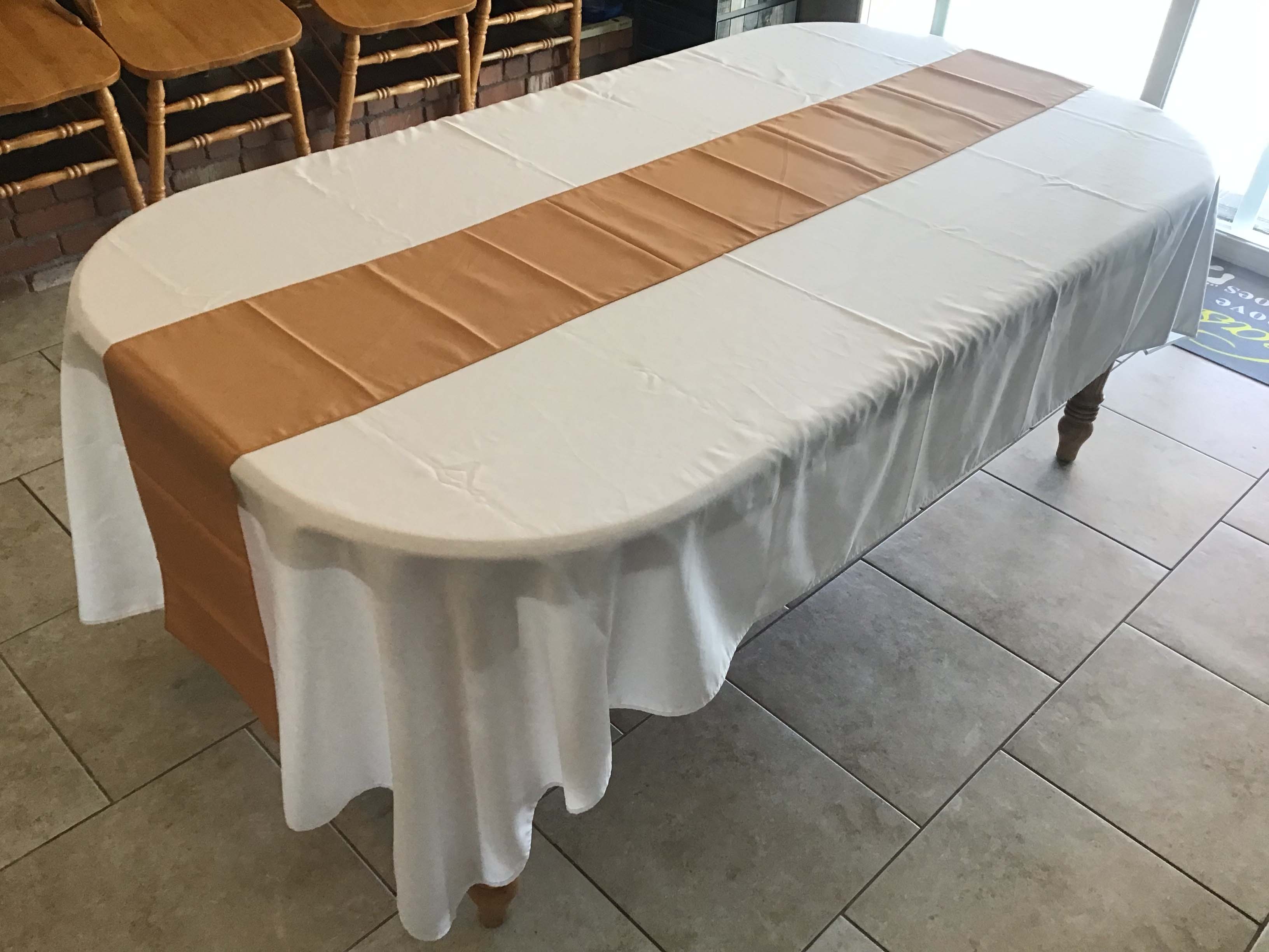 table runners (gold) - 12 x 108