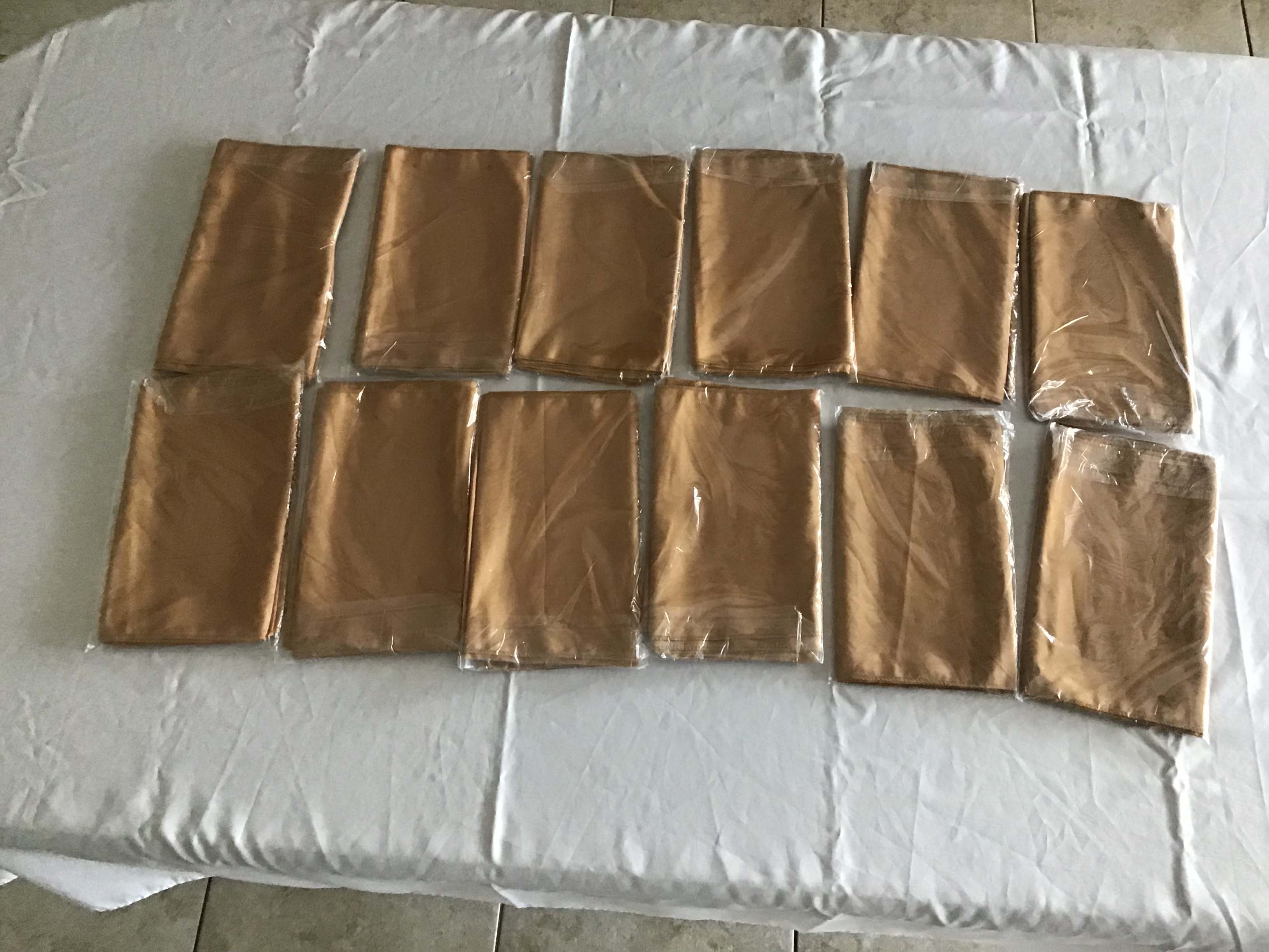 table runners (gold) - 12 x 108