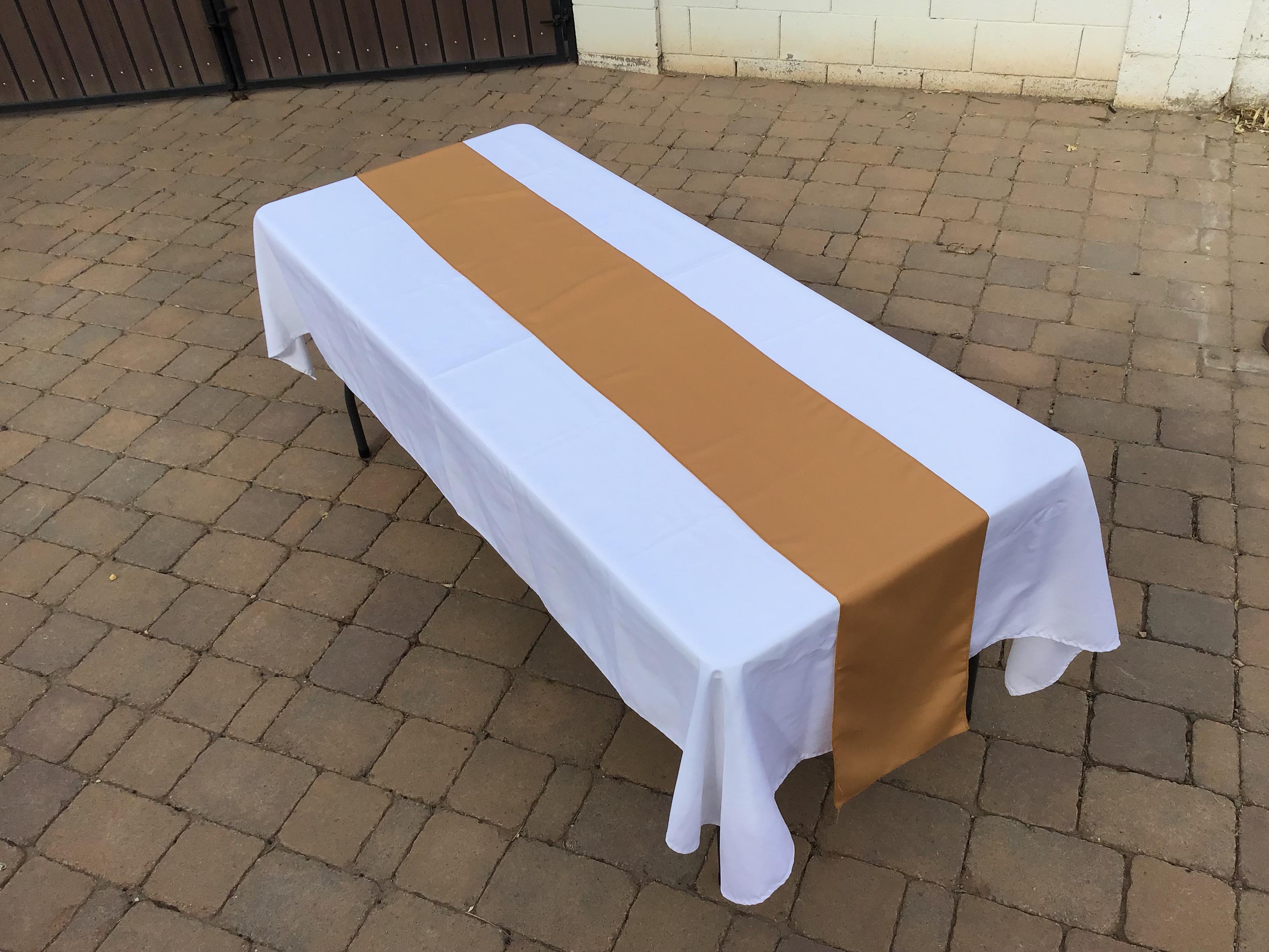 table runners (gold) - 12 x 108