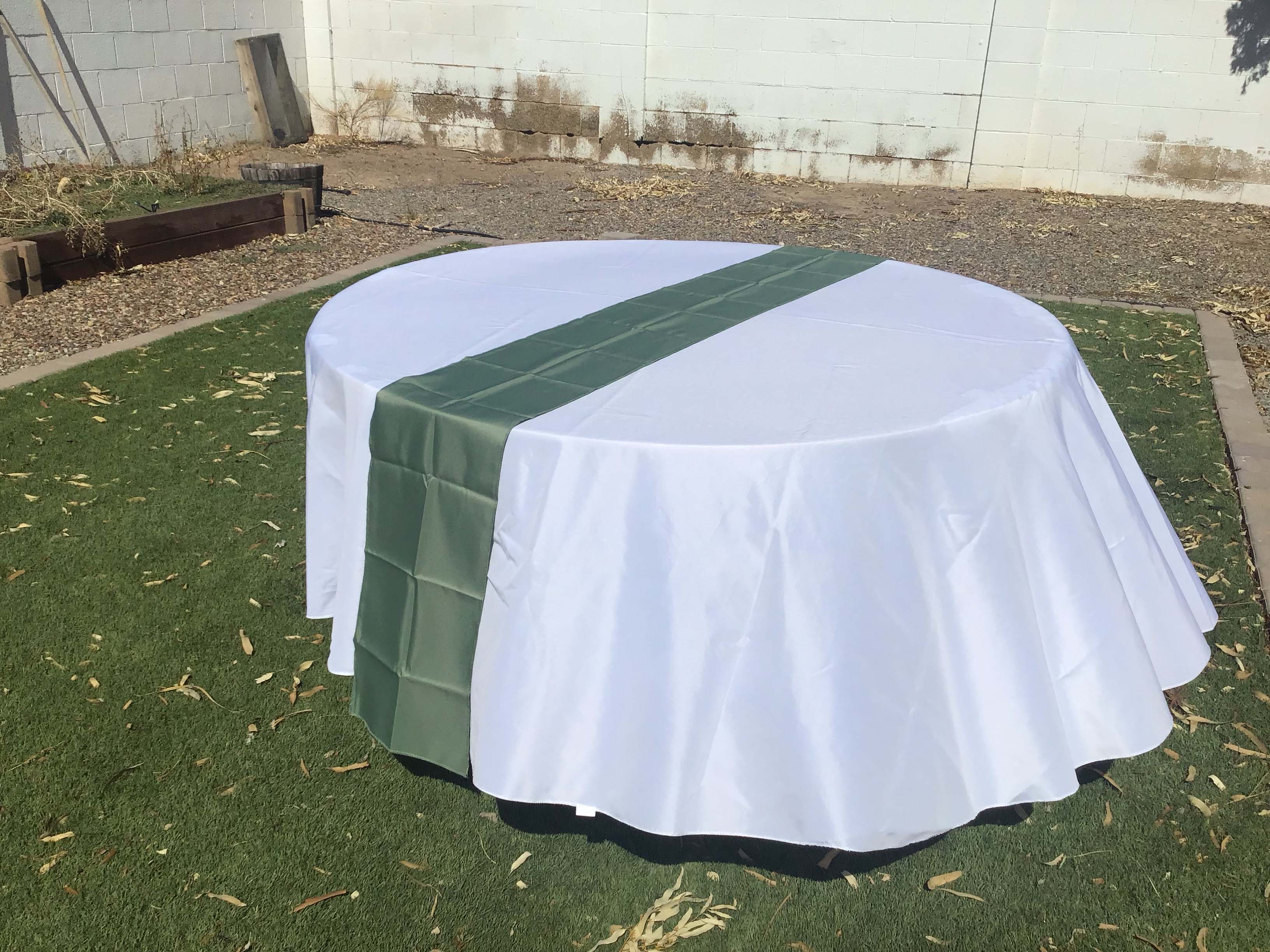 table runners (dusty sage green) - 12 x 108