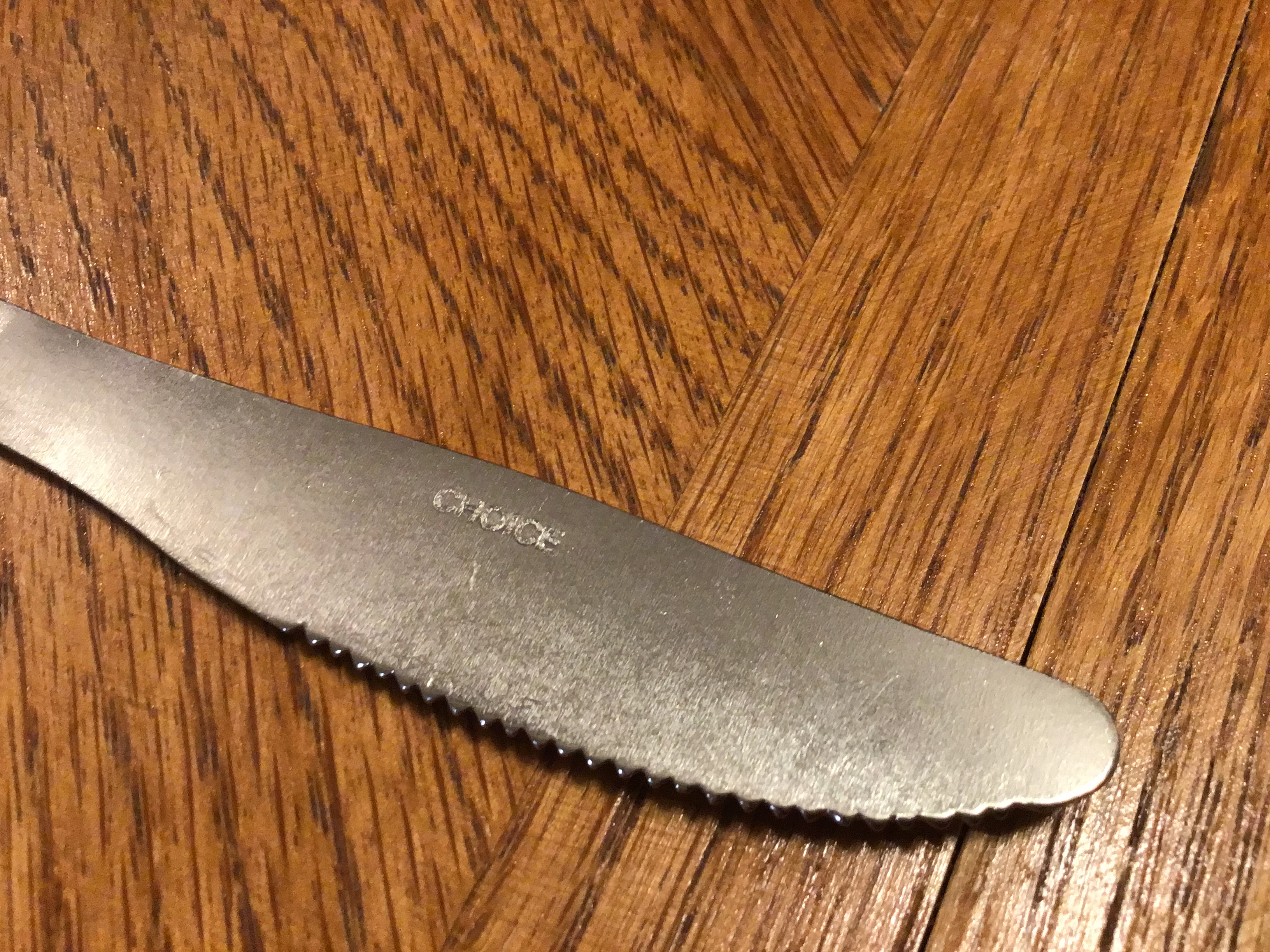 dinner knives / butter knives (stainless steel, Choice Windsor)