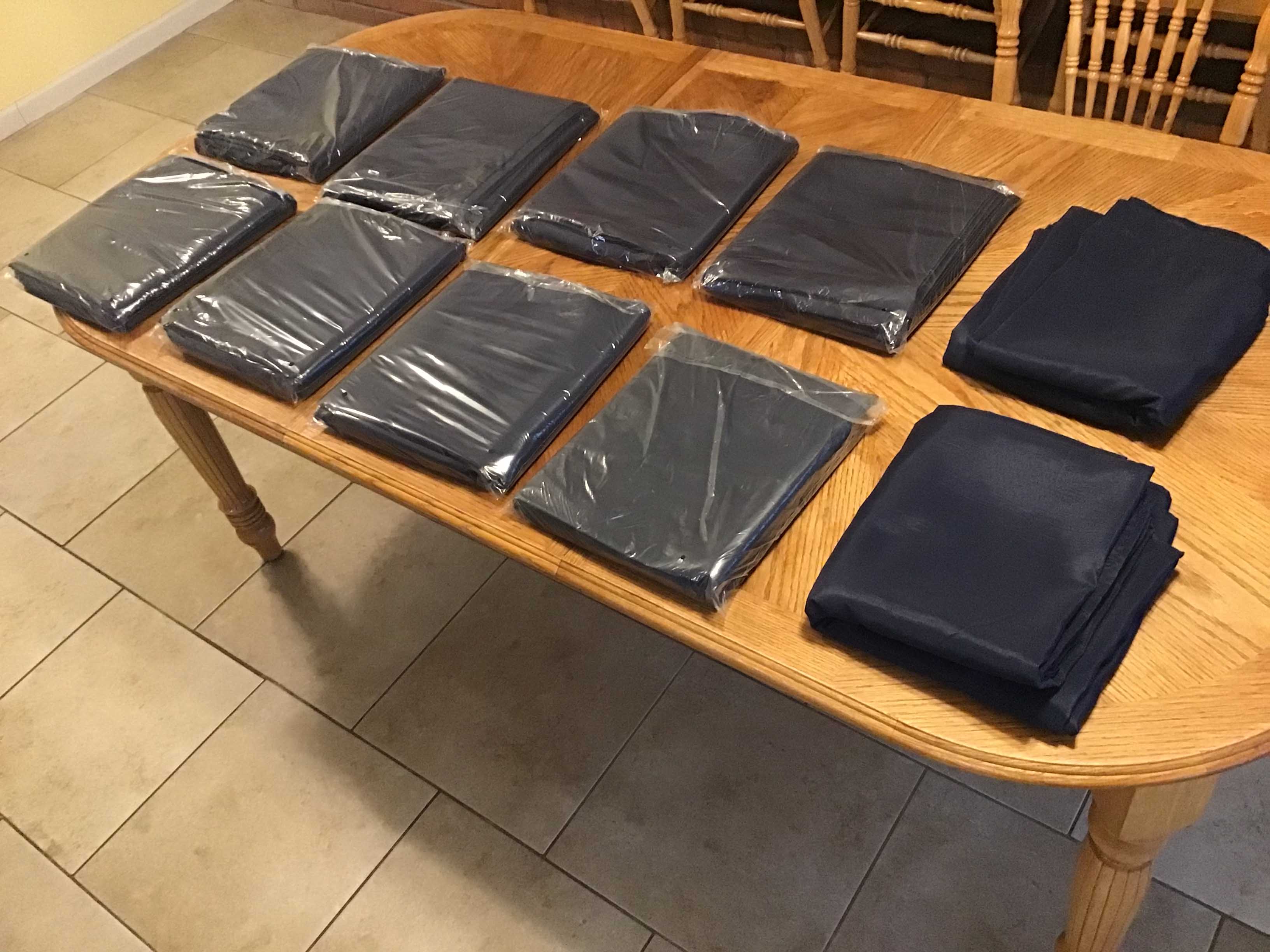 rectangle tablecloths (navy blue) - 90 x 156