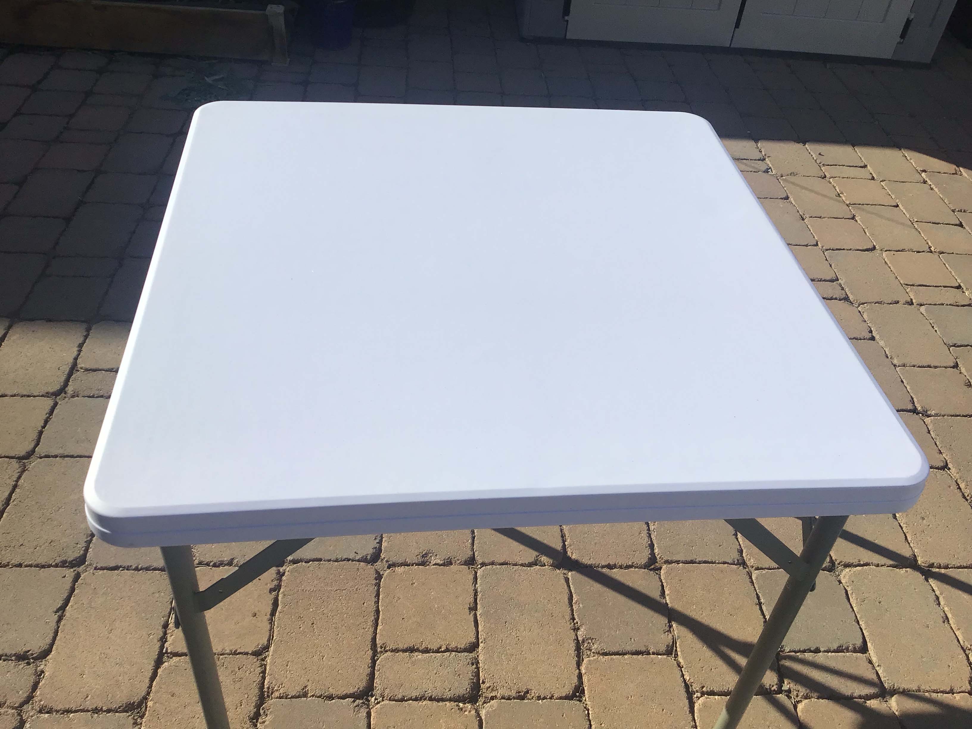34 inch square tables