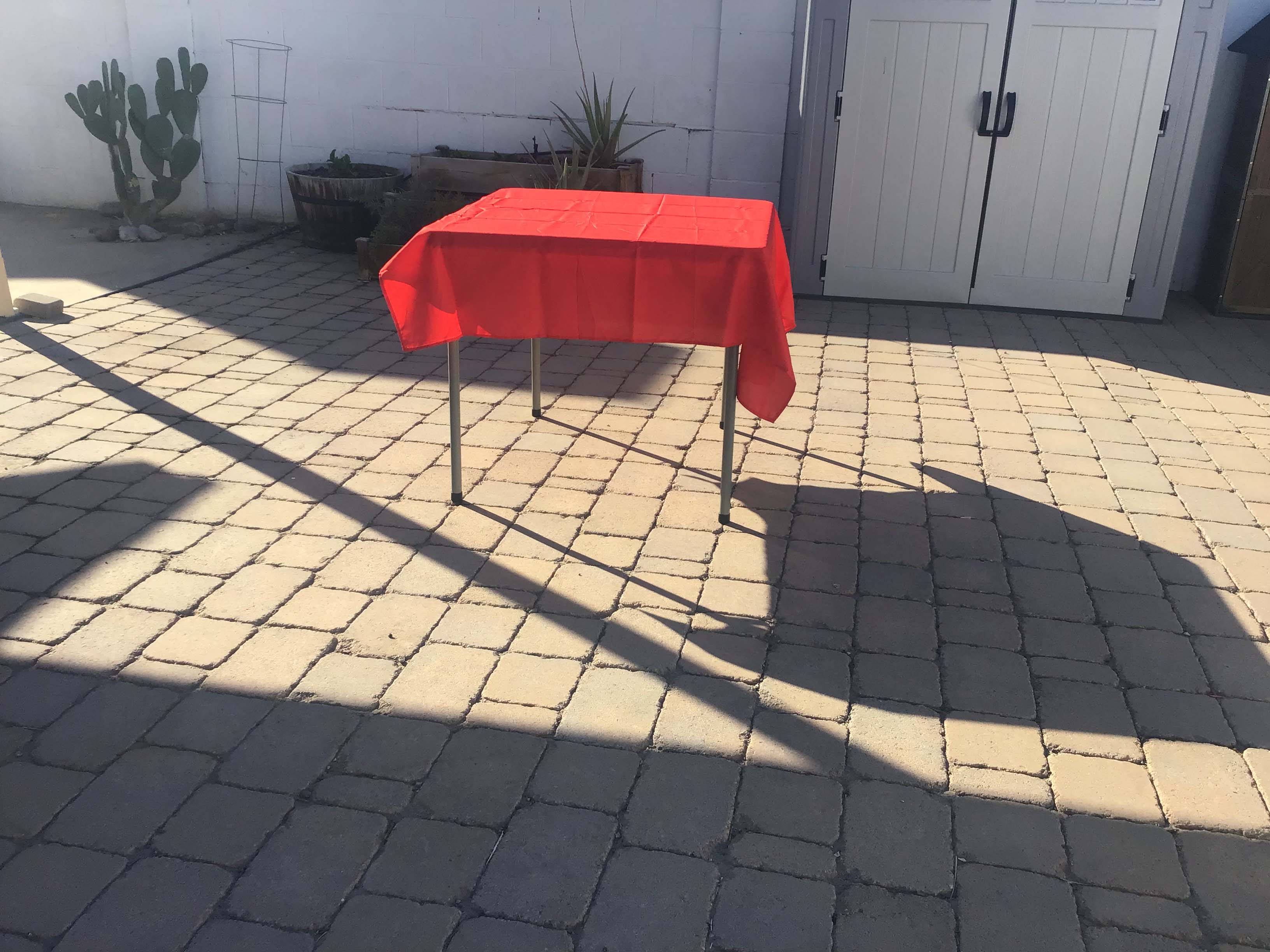 34 inch square tables