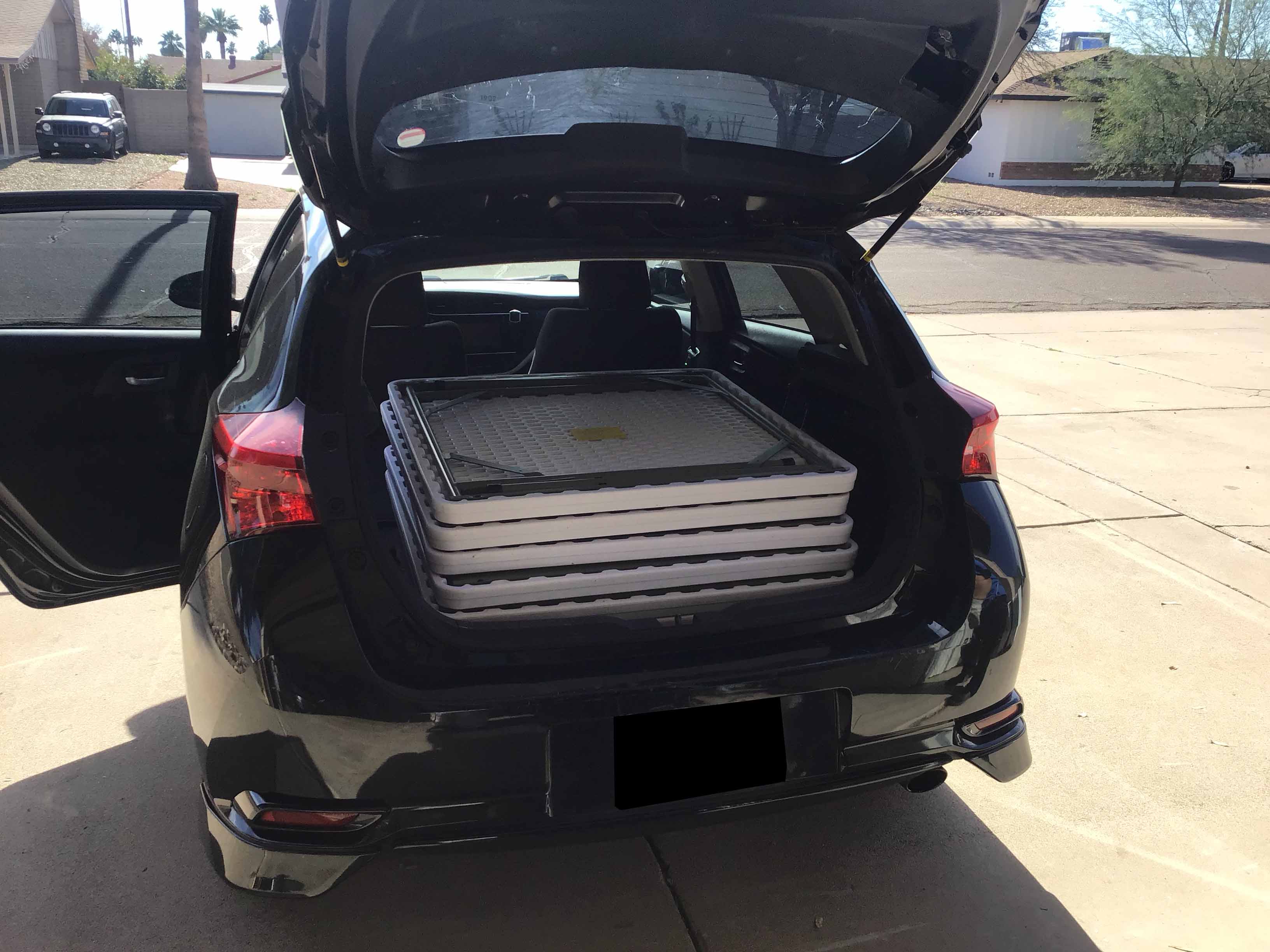 34 inch square tables