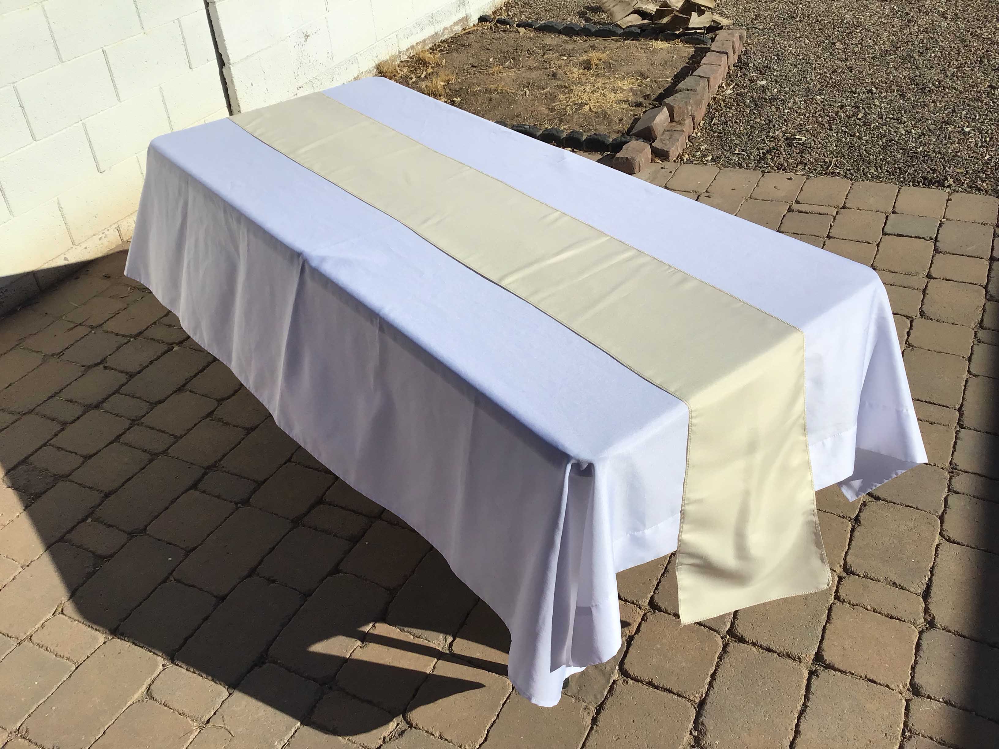 table runners (beige) - 12 x 108