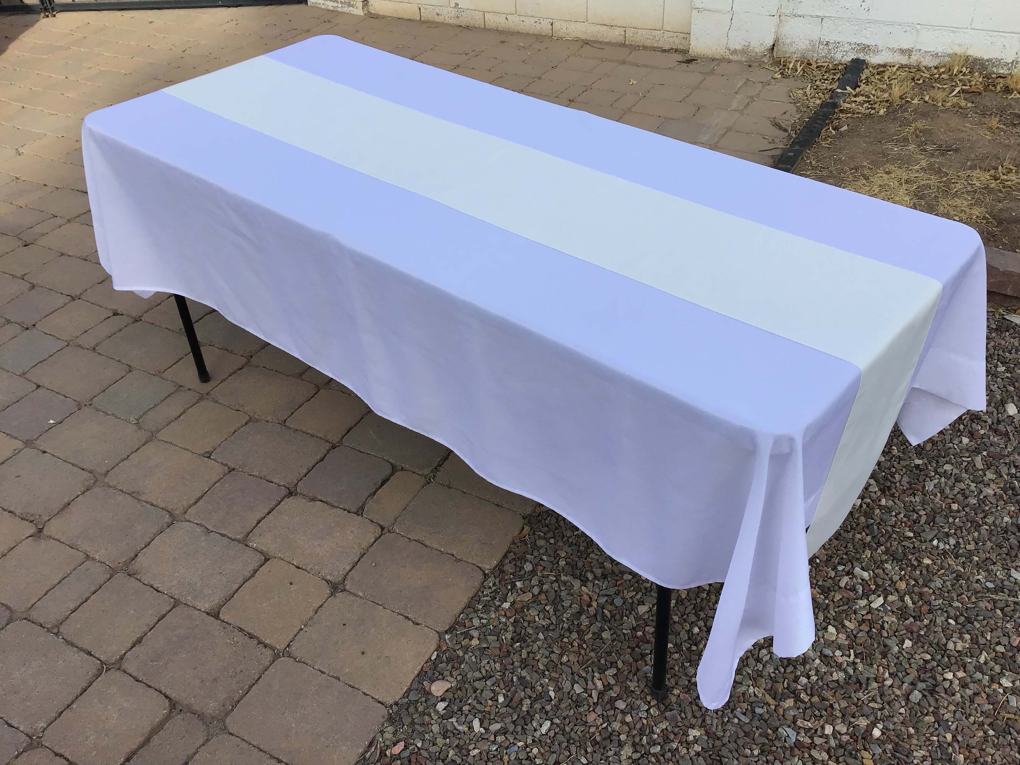 table runners (ivory) - 12 x 108