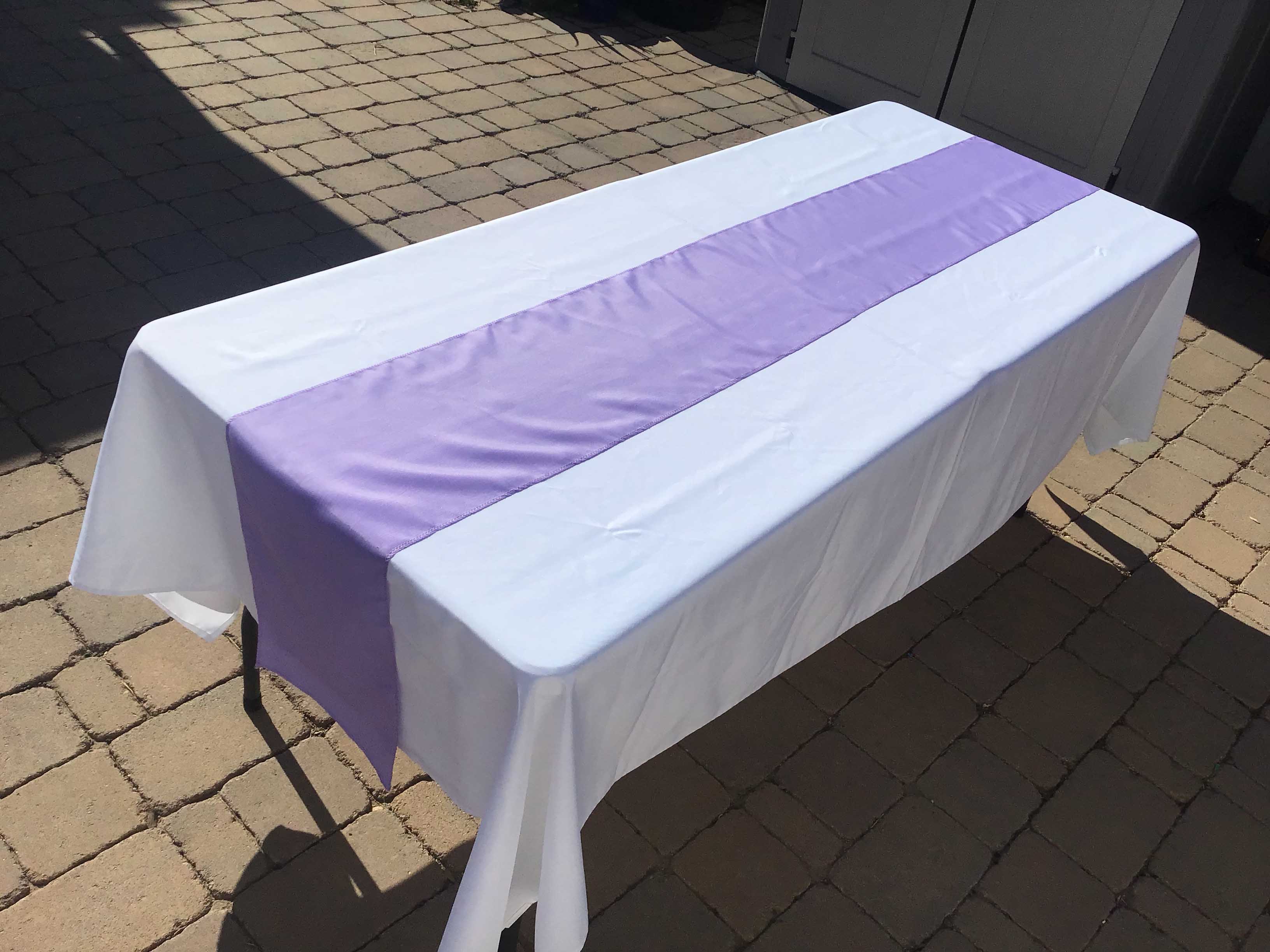 table runners (lavender lilac) - 12 x 108