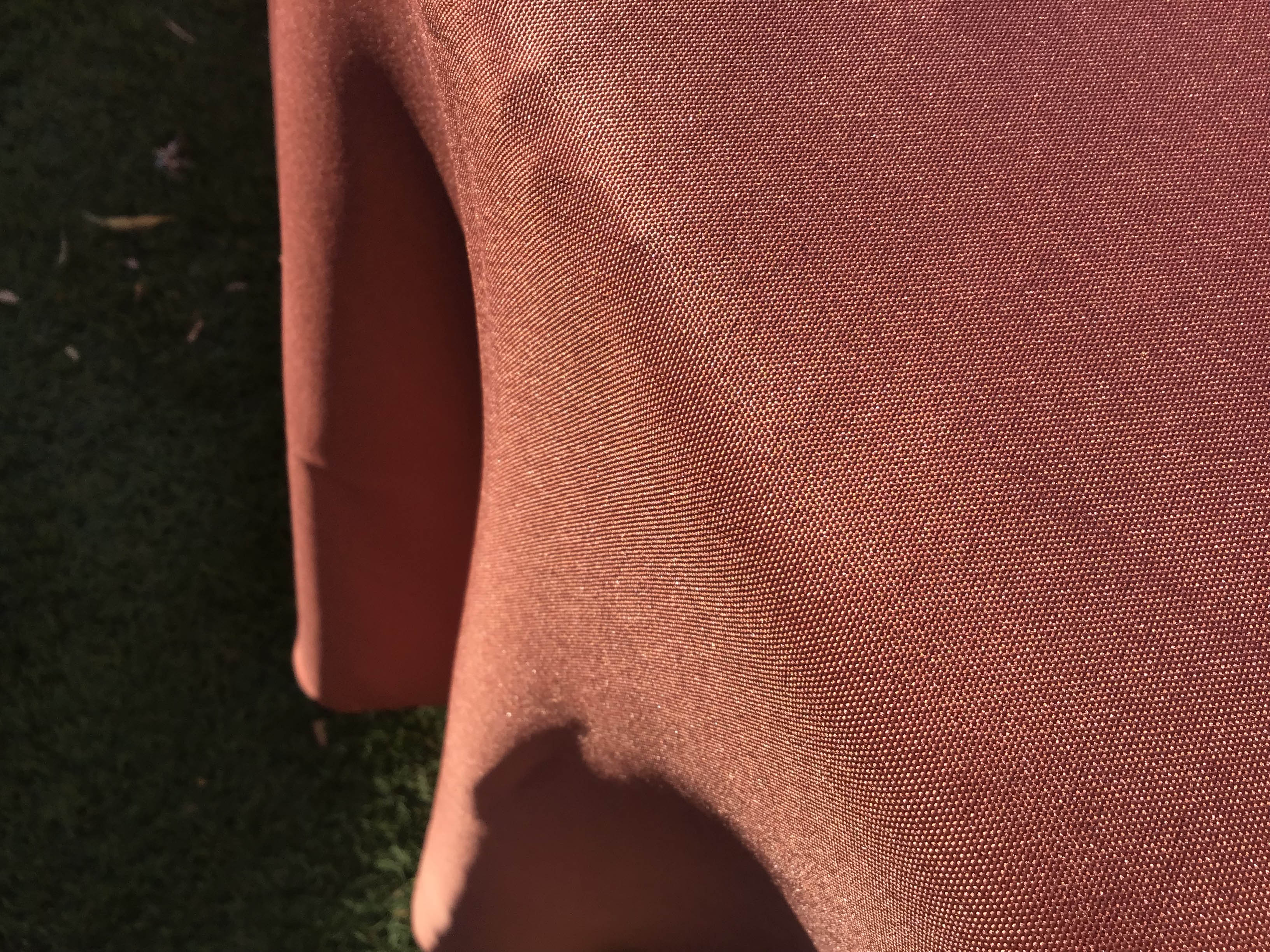 round tablecloths (terracotta/rust) - 108