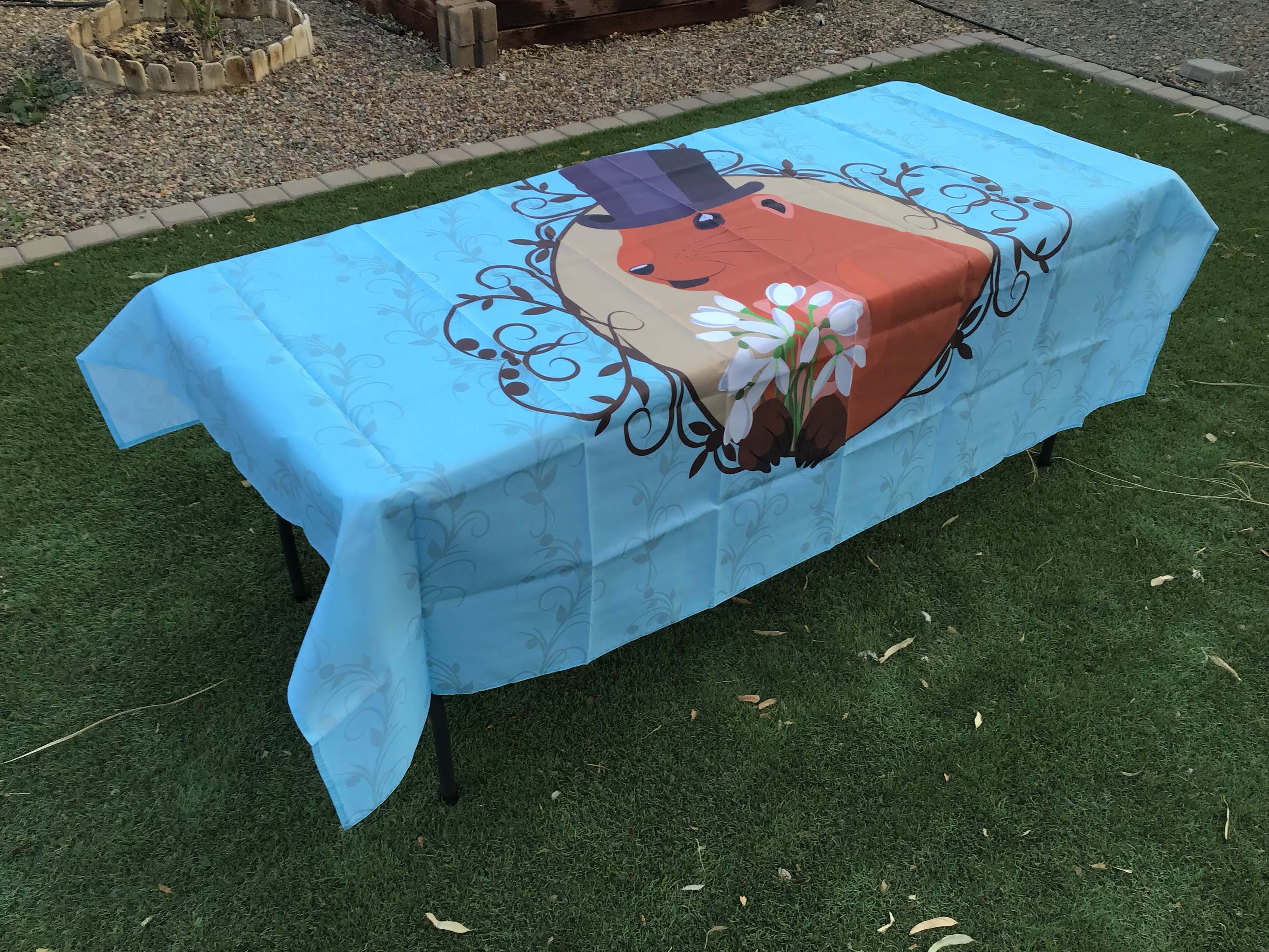 rectangle tablecloths (Groundhog Day) - 60 x 84