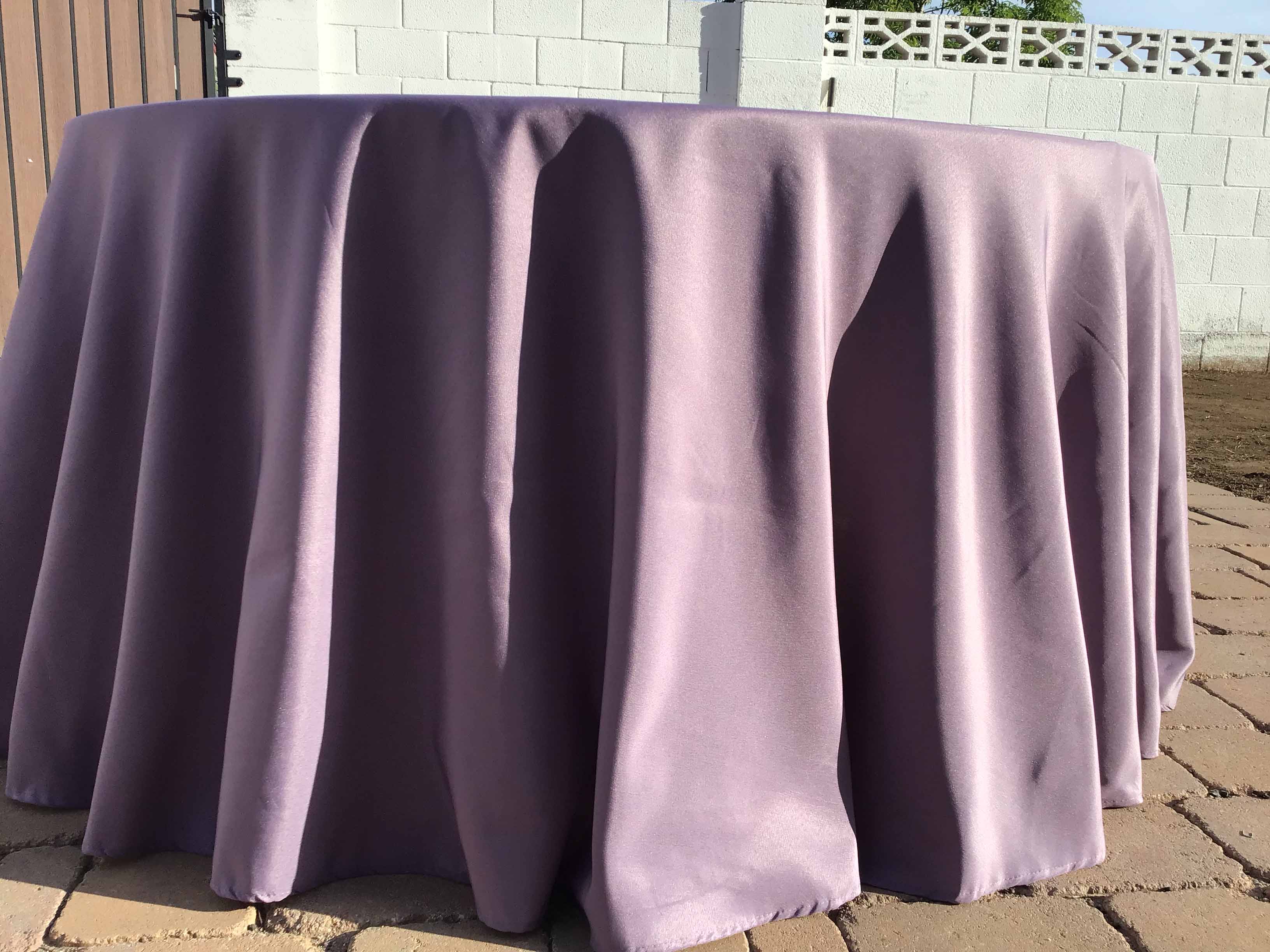 round tablecloths (violet amethyst) - 120