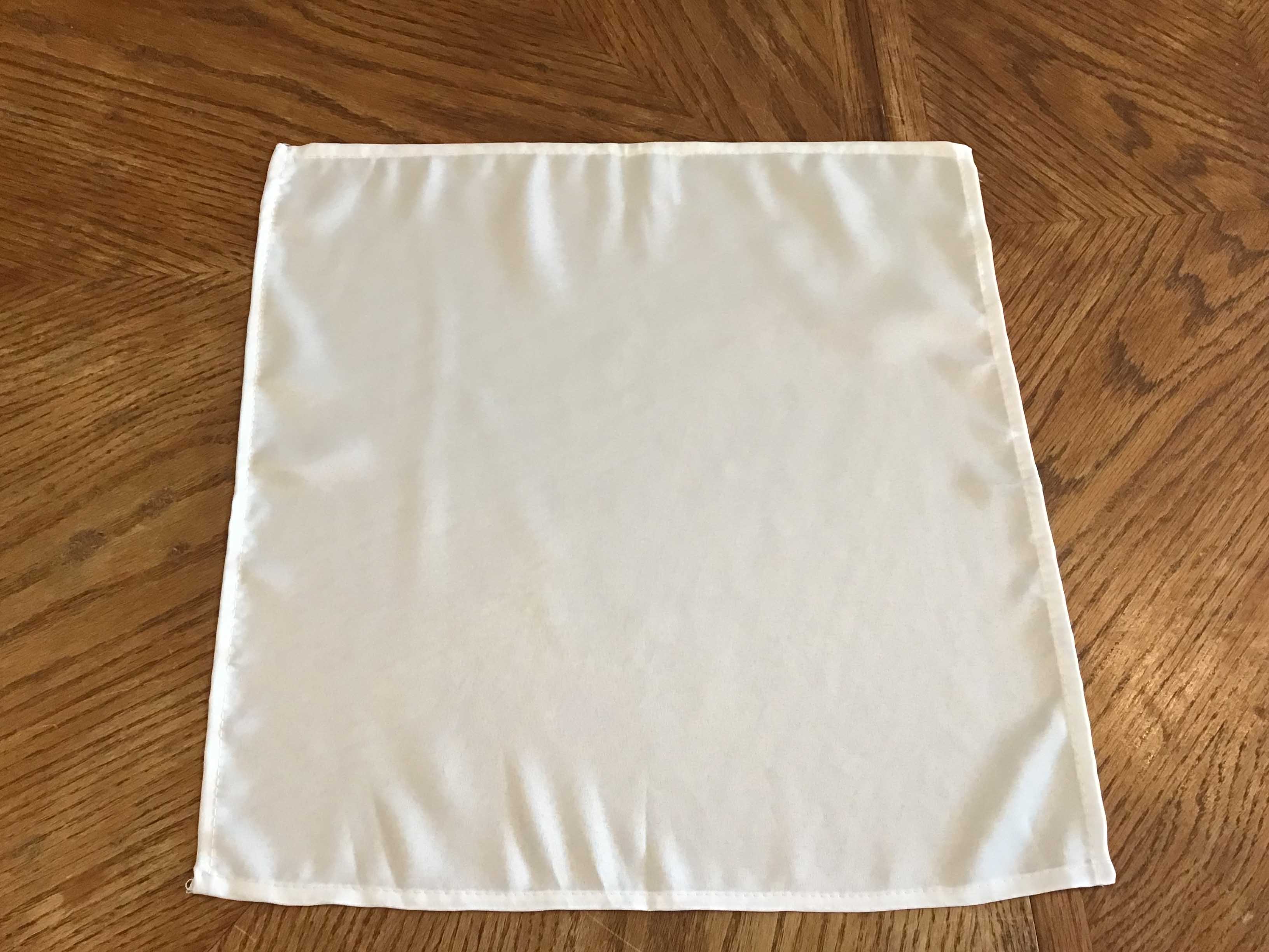 cloth dinner napkins (white) - 17 x 17
