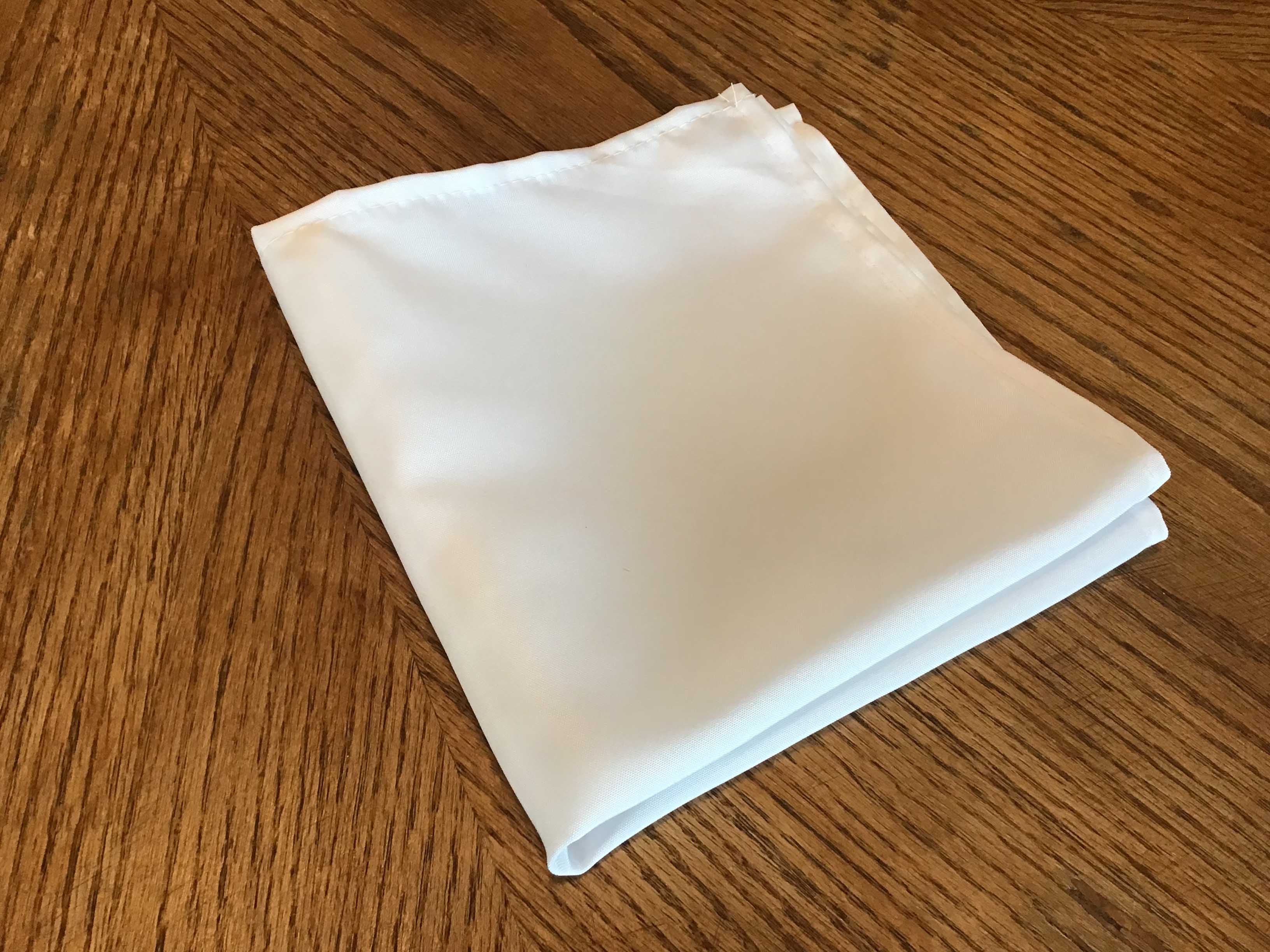 cloth dinner napkins (white) - 17 x 17