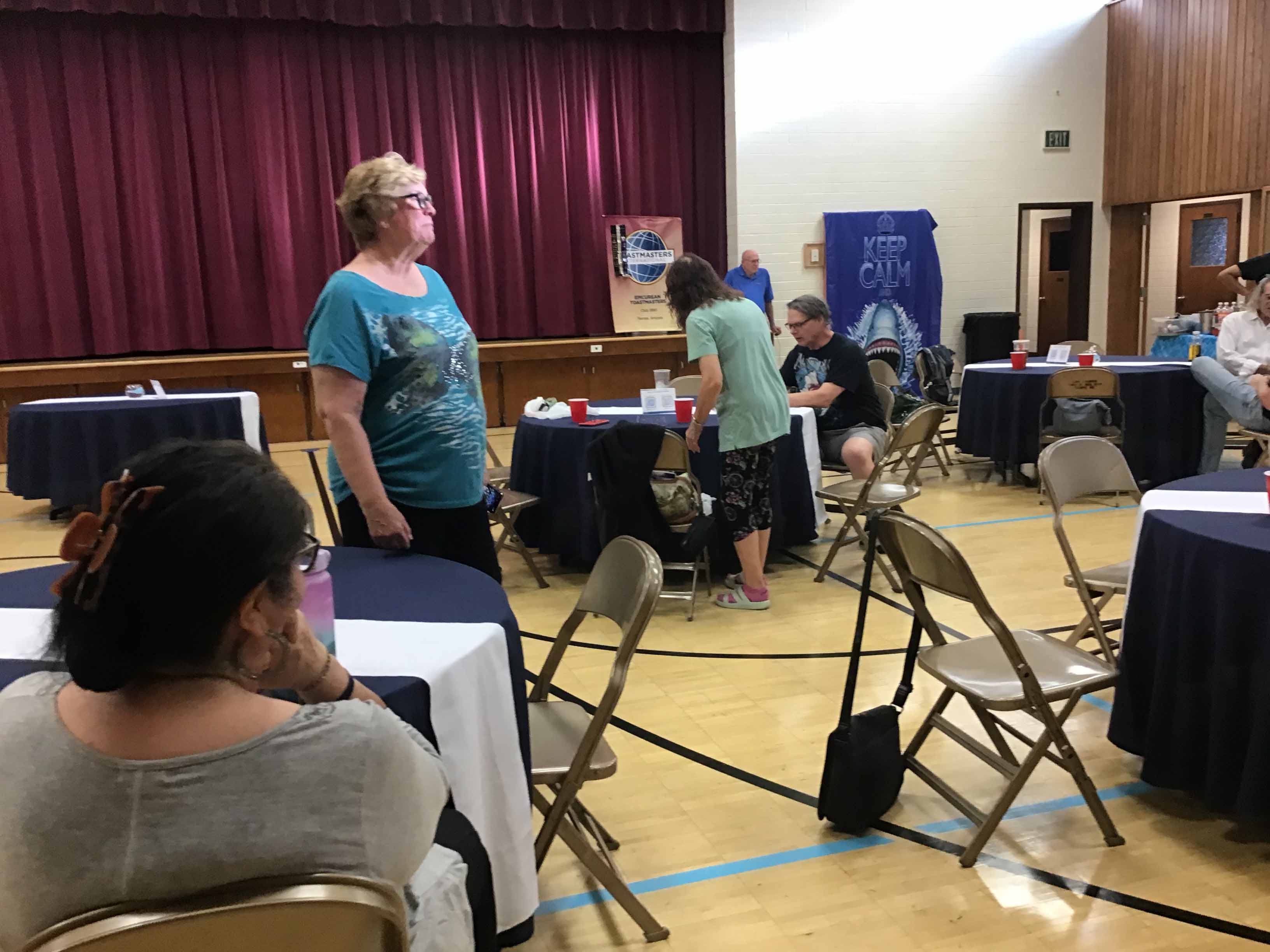 rectangle tablecloths (Keep Calm and Shark Attack) - 60 x 90