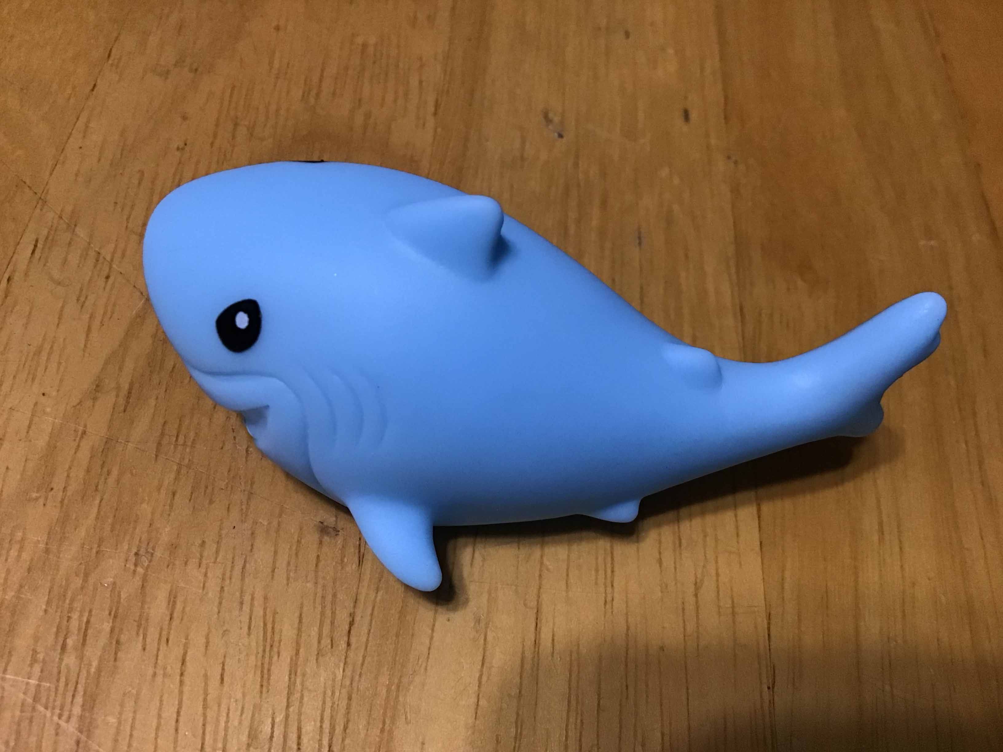 rubber sharks (mini floating bathtub toy)