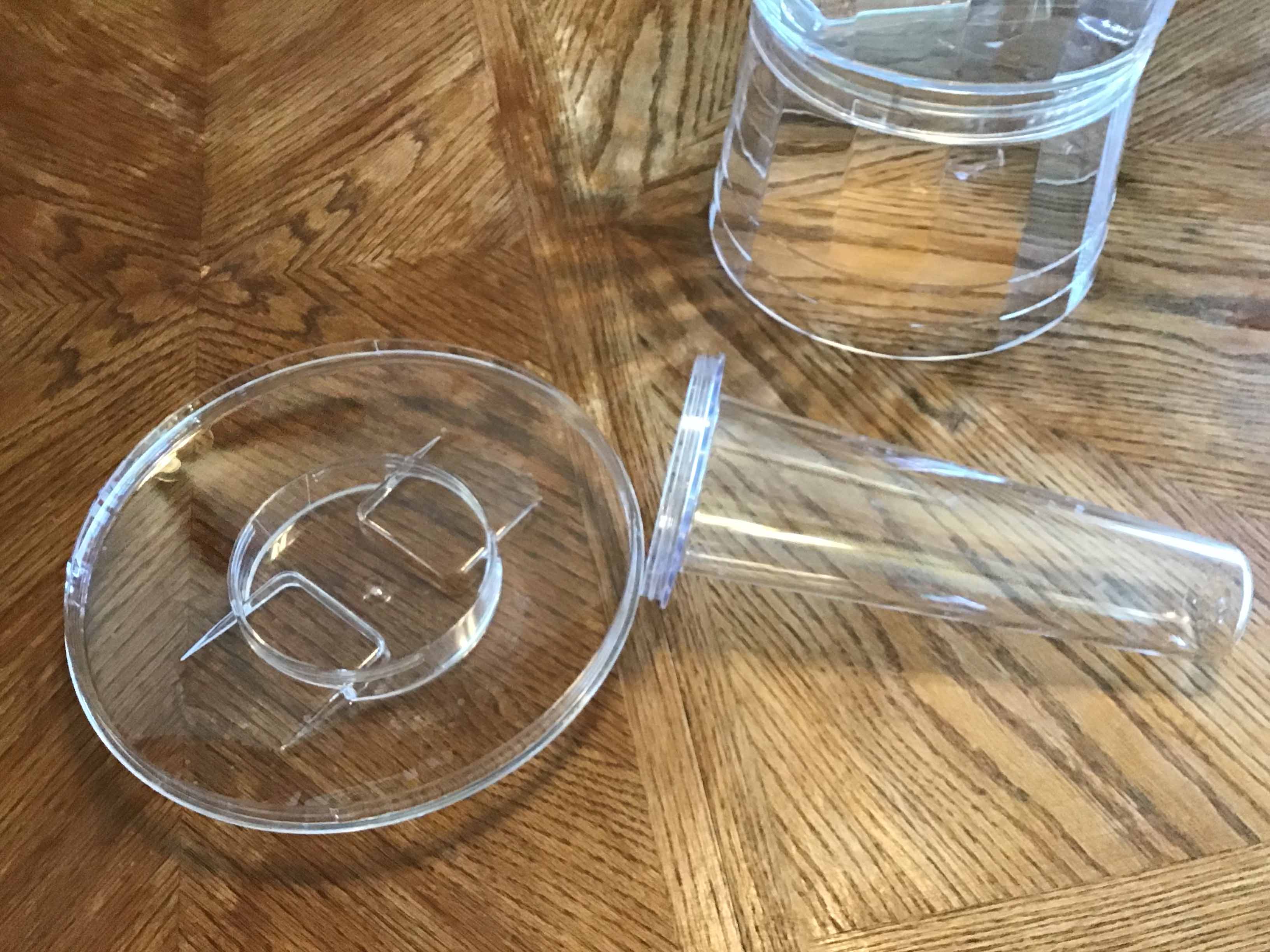 3 gallon beverage dispenser with ice core (acrylic)