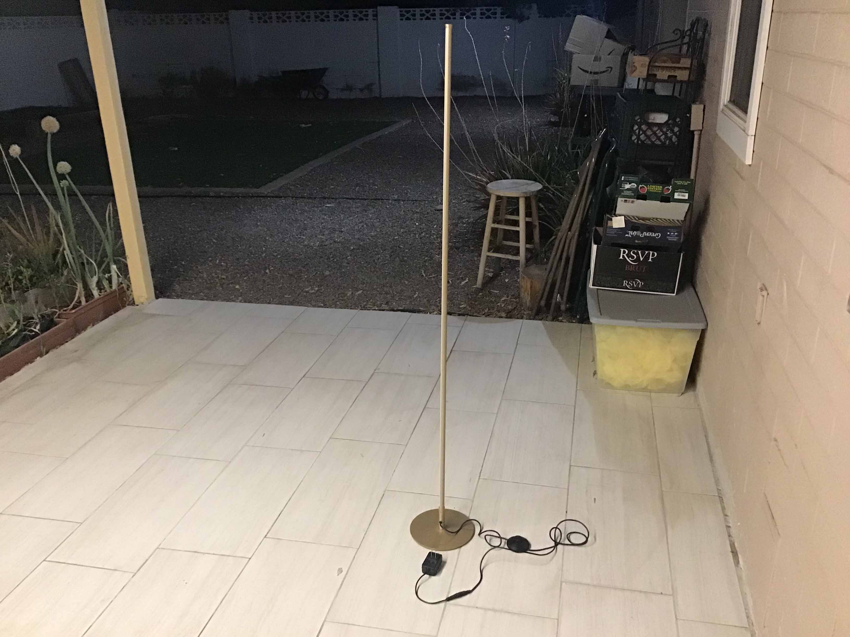 LED floor lamp / mood lamp (57.5 high; corded electric)