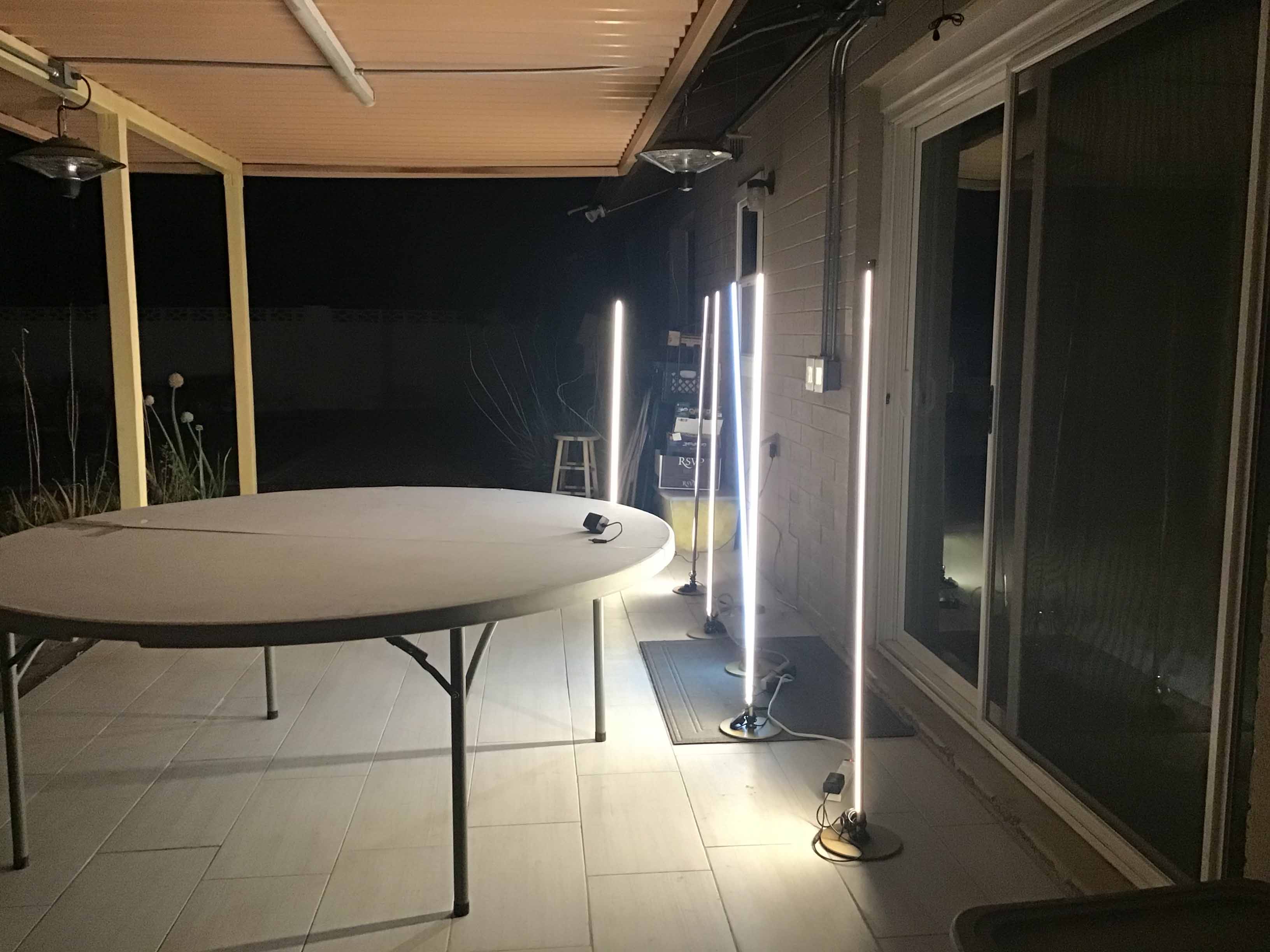 LED floor lamp / mood lamp (57.5 high; corded electric)