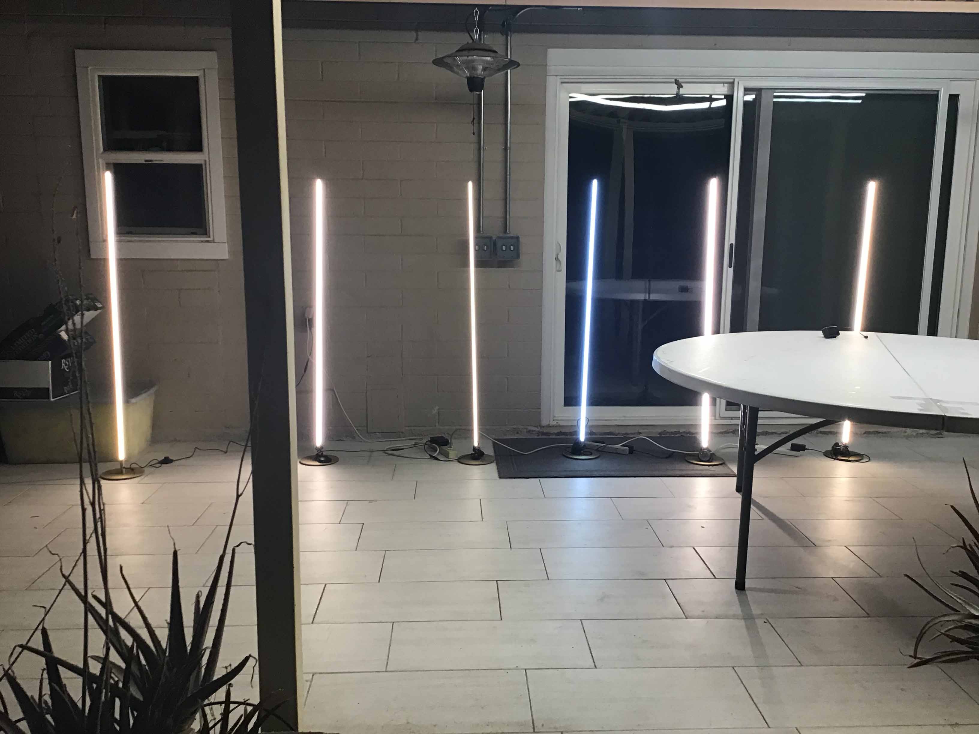 LED floor lamp / mood lamp (57.5 high; corded electric)